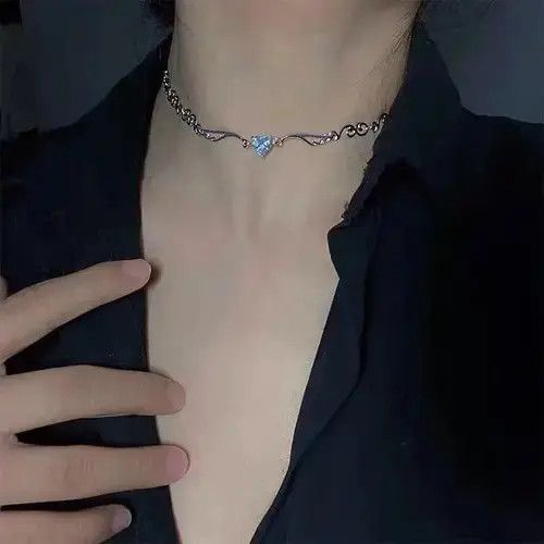 Japanese Brand × Vintage White Gold-plated Plated Necklace Ladies Cool Style Size ONE SIZE - 4 Thumbnail