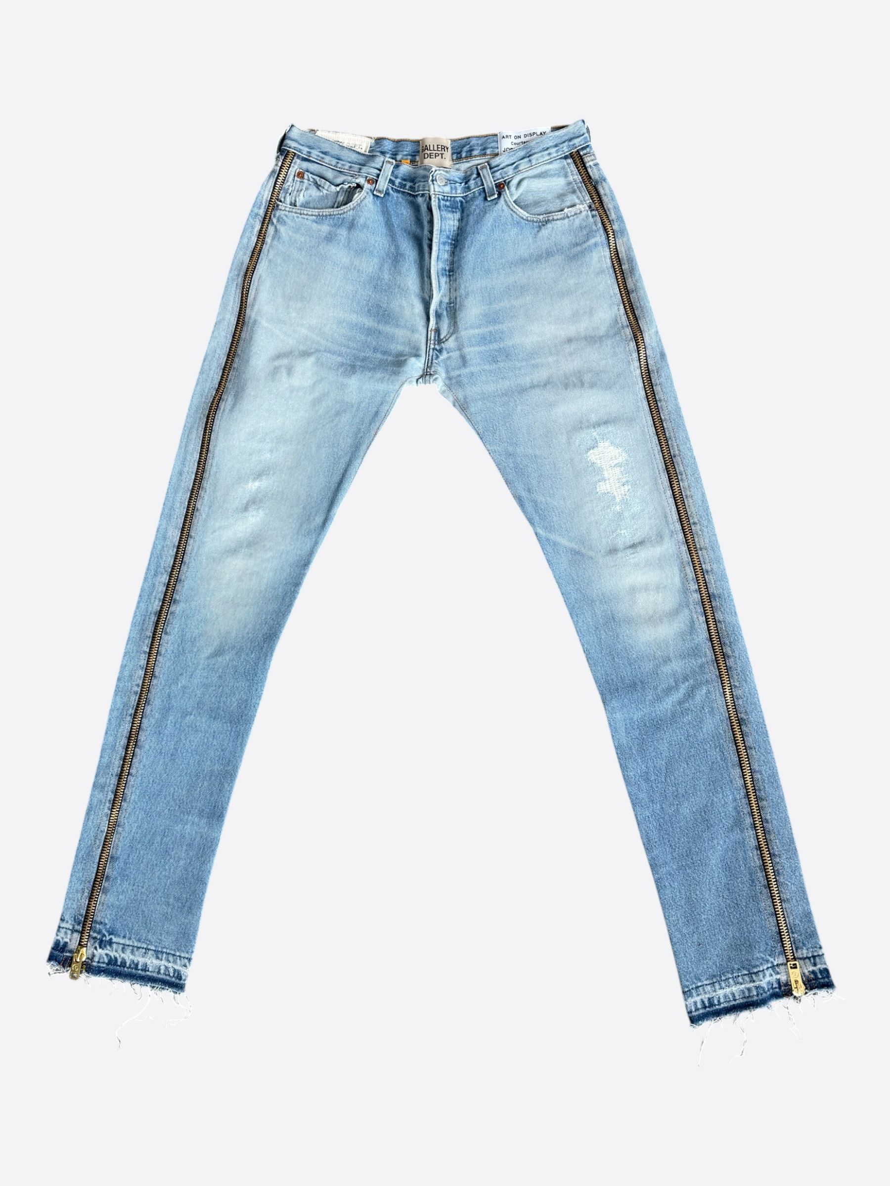Gallery Dept. Gallery Dept Levis Blue Indigo Ready Jeans Size US 33 - 1 Thumbnail