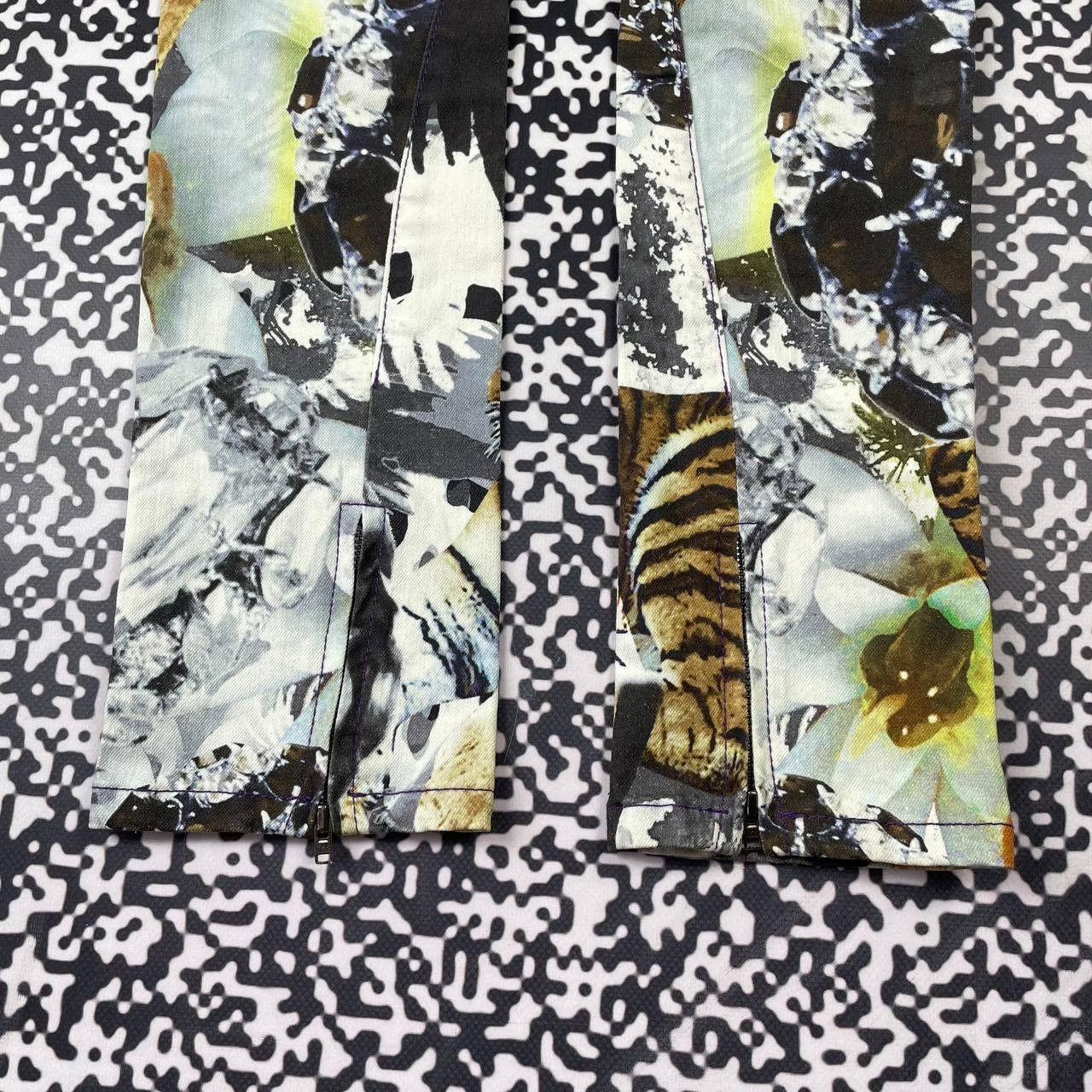 Philipp Plein Vintage Y2K Philipp Plein Tiger Animal Jeans Luxury Style Size 28" / US 6 / IT 42 - 16 Thumbnail