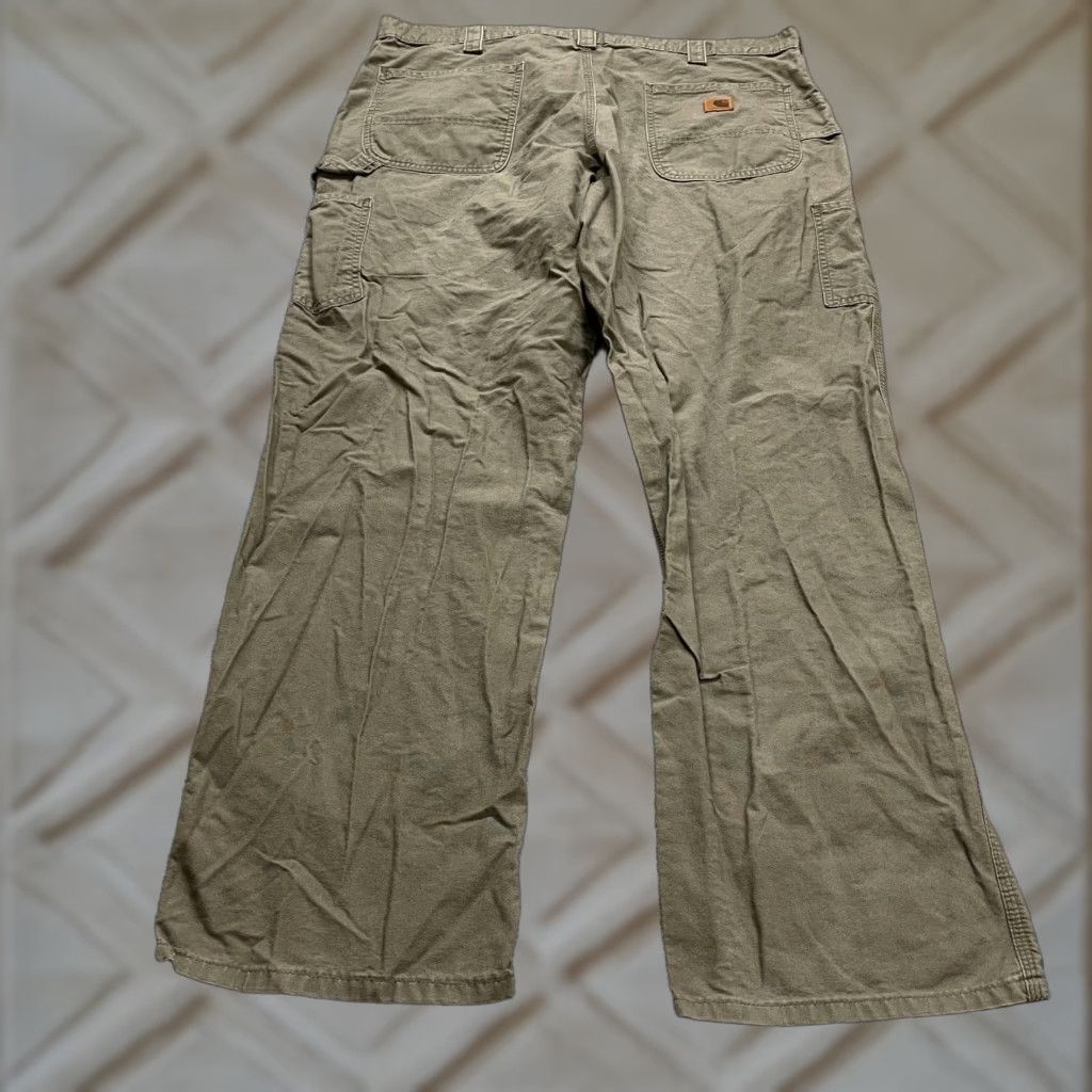Carhartt Carhartt Carpenter Pants Mens 41x31 Green Straight Leg Cotton Workwear Outdoor Size US 41 - 1 Thumbnail