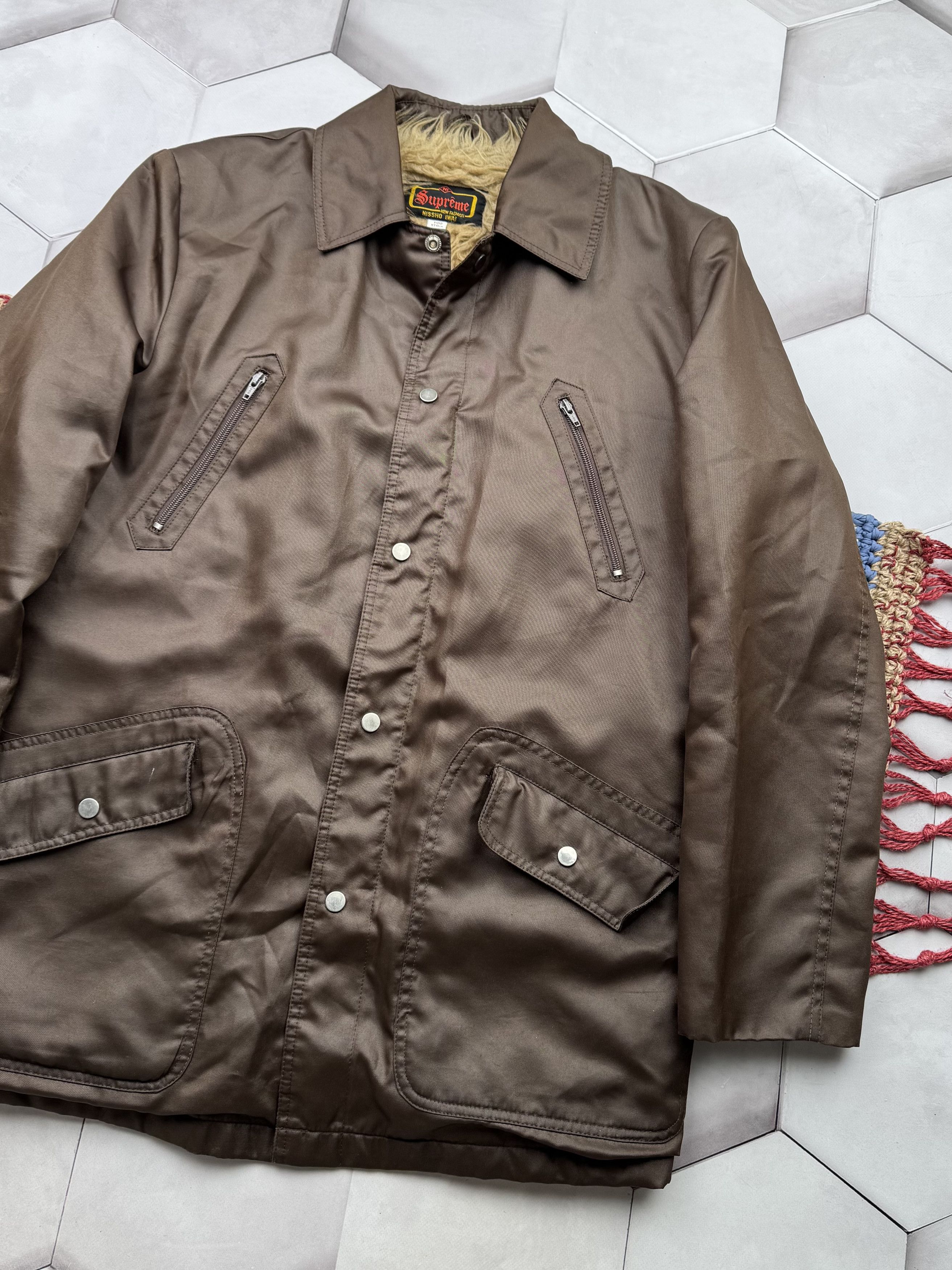 Japanese Brand Vintage Jacket With Faux Fur (E4) Size US XL / EU 56 / 4 - 3 Thumbnail