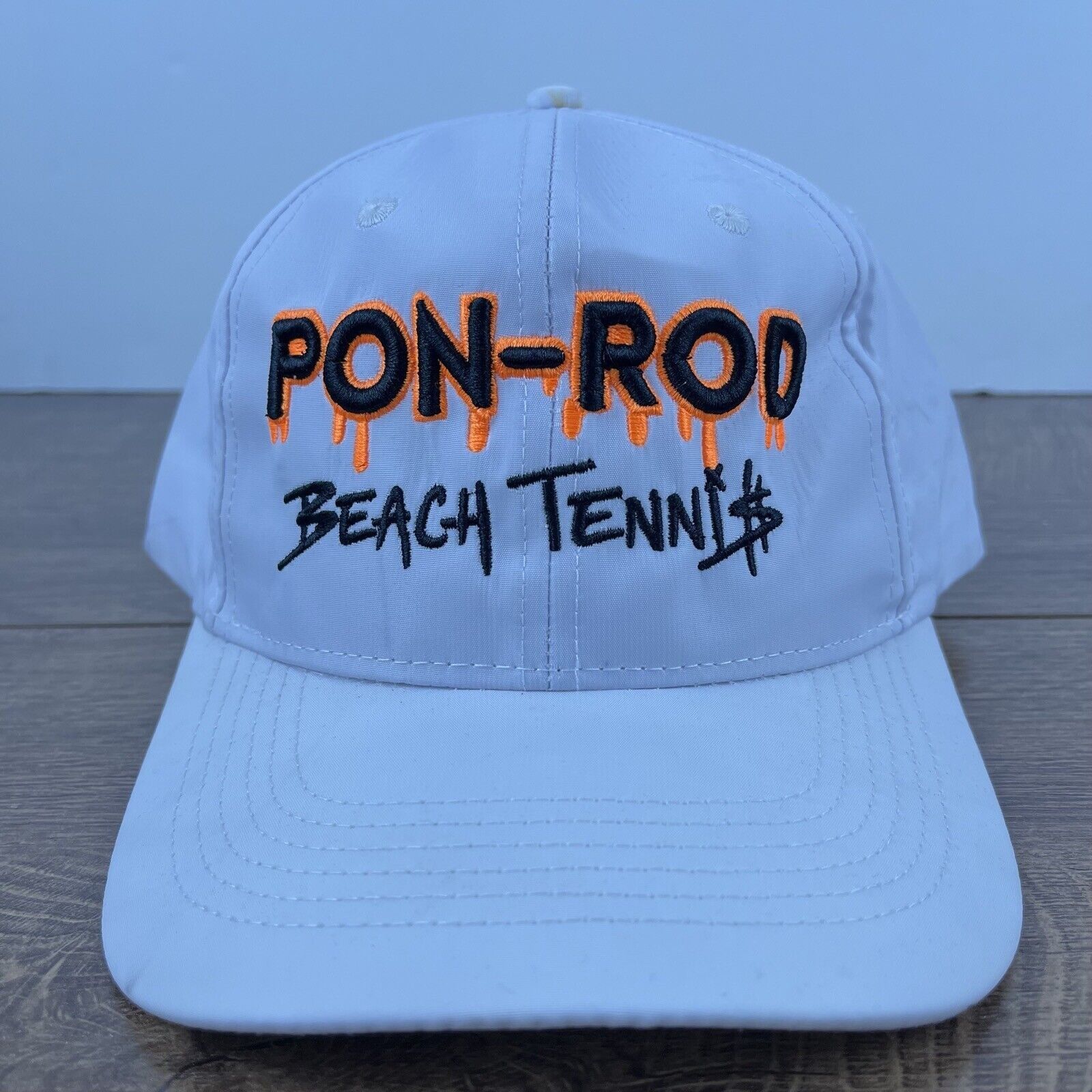 Other Pon Rod Beach Tennis Hat Snapback Hat White Hat Adjustable W Size ONE SIZE - 1 Thumbnail