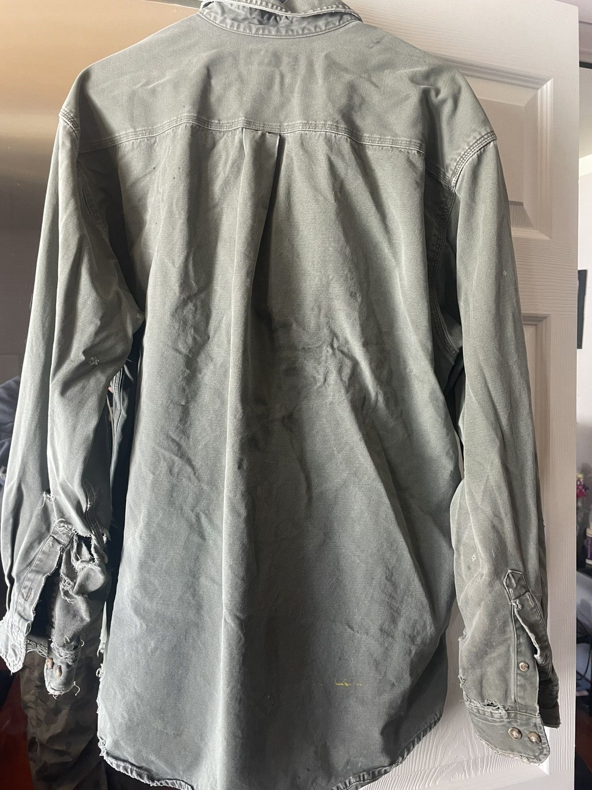Carhartt Vintage Thrashed Carhartt button up Size US XL / EU 56 / 4 - 6 Thumbnail