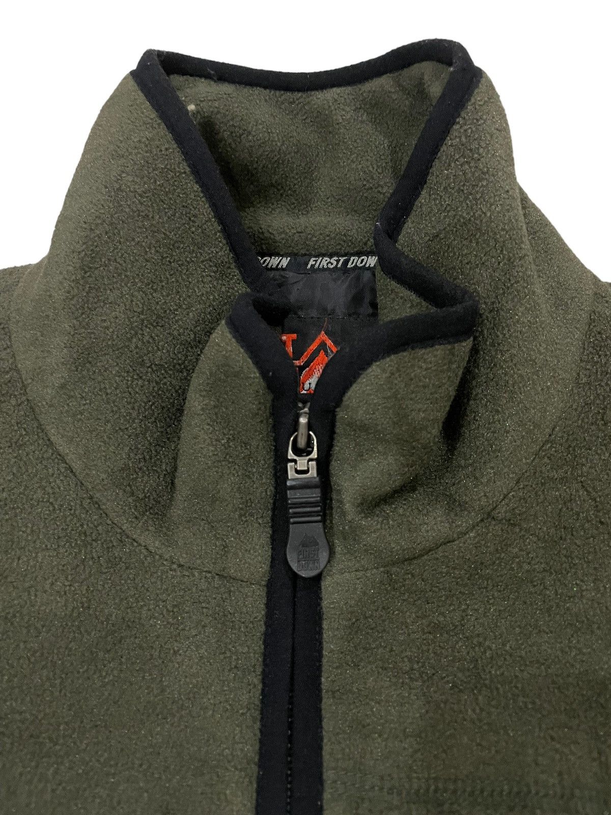 Other Y2K FIRST DOWN USA Fleece Sherpa Faux Zipped Jacket Size US XXL / EU 58 / 5 - 9 Thumbnail