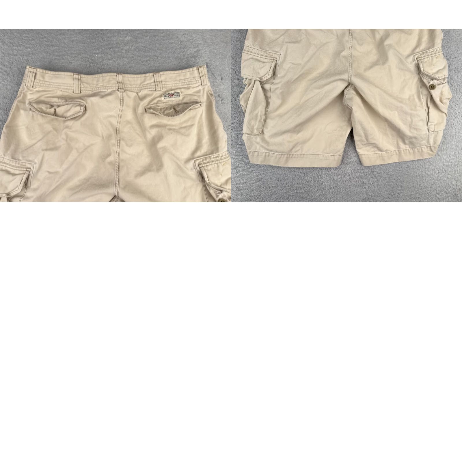 Polo Ralph Lauren Polo Ralph Lauren Shorts Men 38 Beige Cargo 100% Cotton Twill Hiking 38x10 READ Size US M / EU 48-50 / 2 - 10 Thumbnail