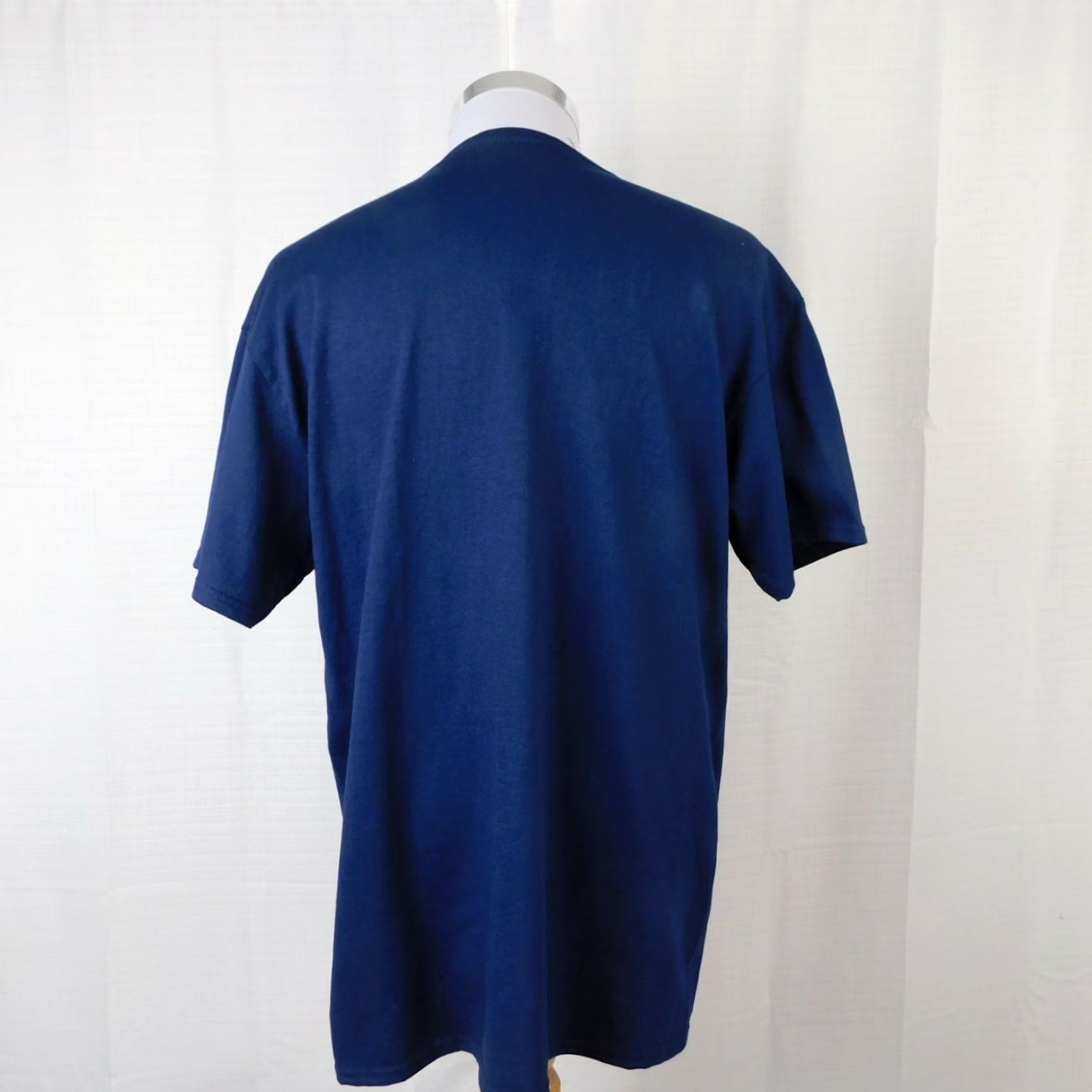 Delta Delta Men's T-Shirt - Navy Blue Short Sleeve Patriotic American Flag Graphic Shirt, Large Size US L / EU 52-54 / 3 - 2 Thumbnail