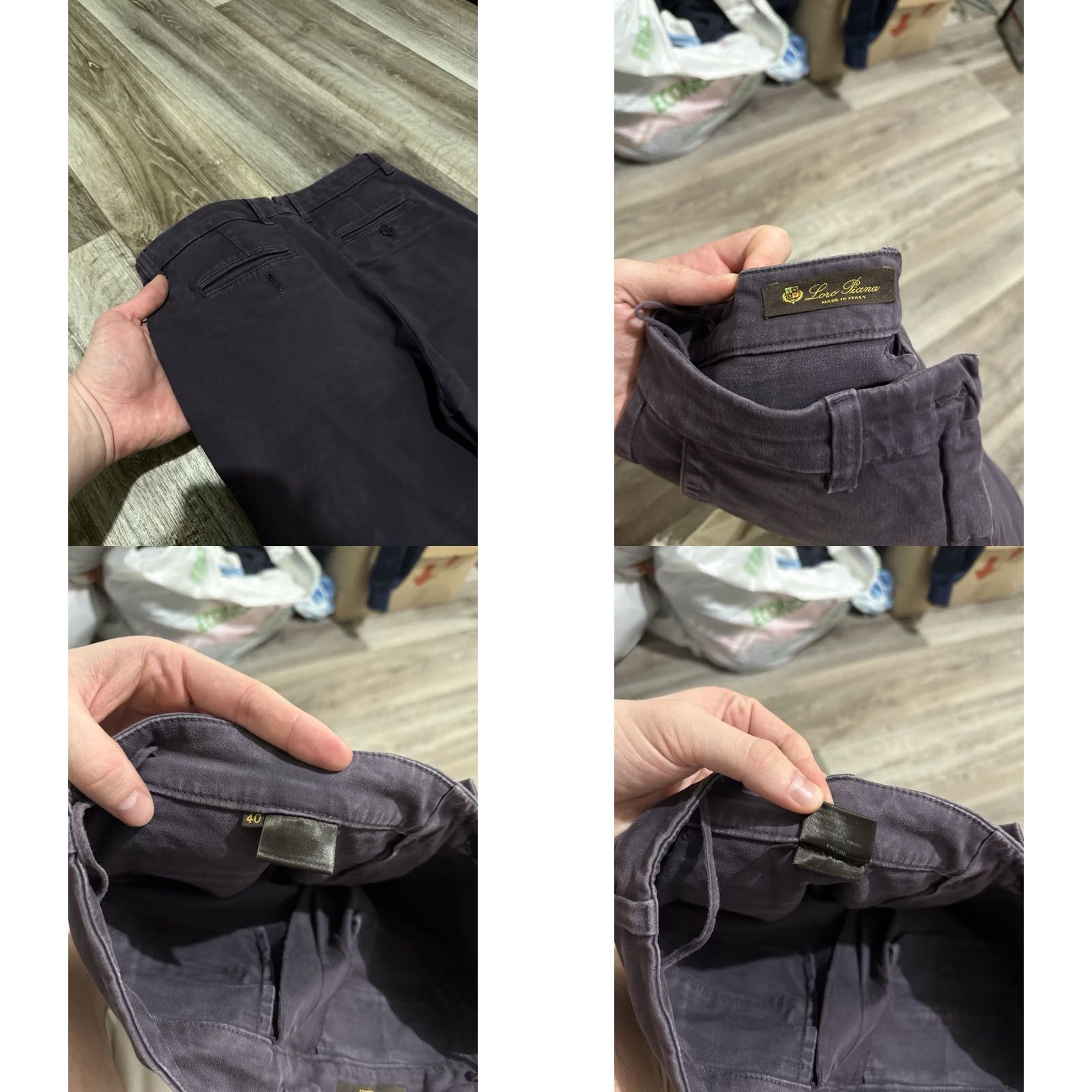 Loro Piana Loro Piana Women’s Pants Trousers Classic Dark Blue Slim Fit Italy Luxury Sz 40 Size 27" / US 4 / IT 40 - 9 Thumbnail
