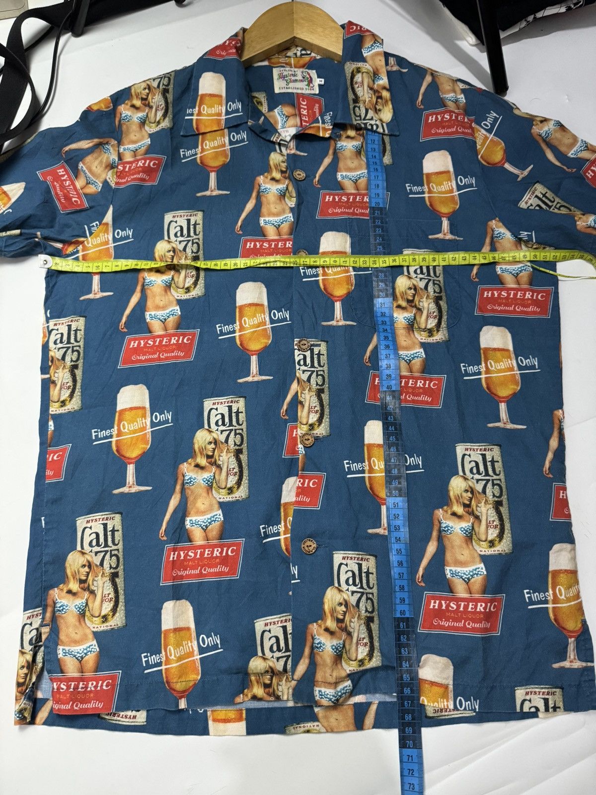 Hysteric Glamour × Japanese Brand Hysteric Glamour Malt Liquor Button Shirt Size US M / EU 48-50 / 2 - 6 Thumbnail