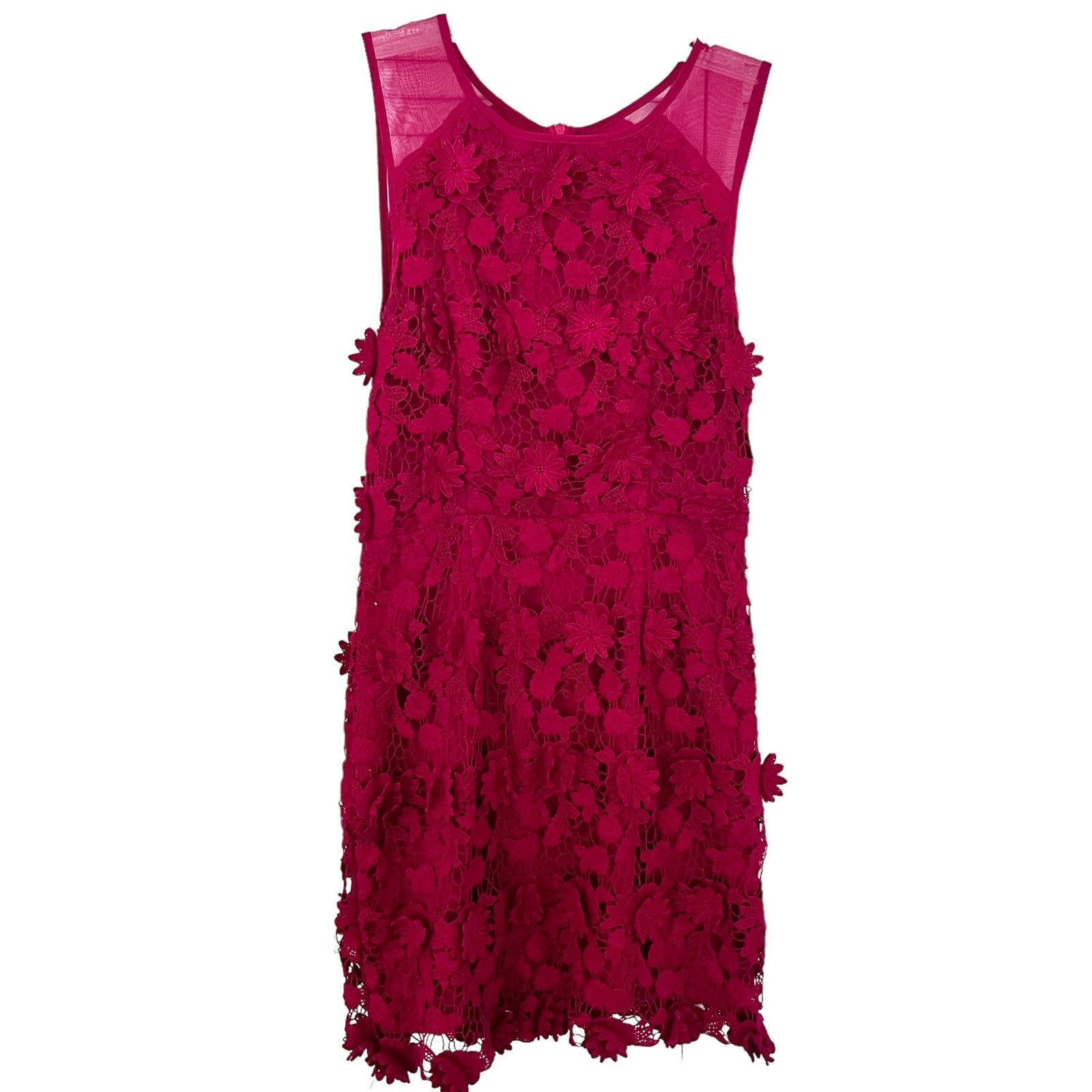 Anthropologie Anthropologie Thistlepearl red floral lace mini dress size 4 Size S / US 4 / IT 40 - 12 Thumbnail
