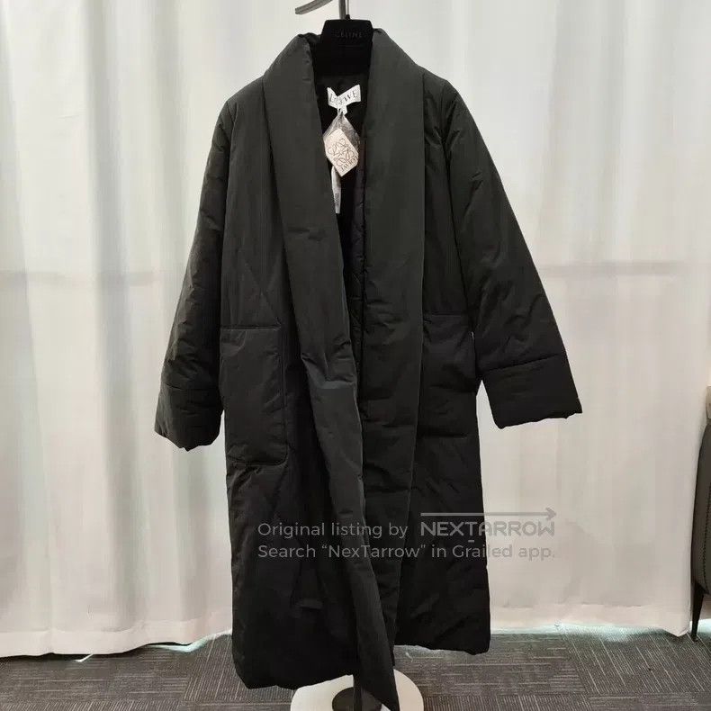 Loewe Loewe Black Overcoat Size 4XL / US 24-26 - 1 Thumbnail