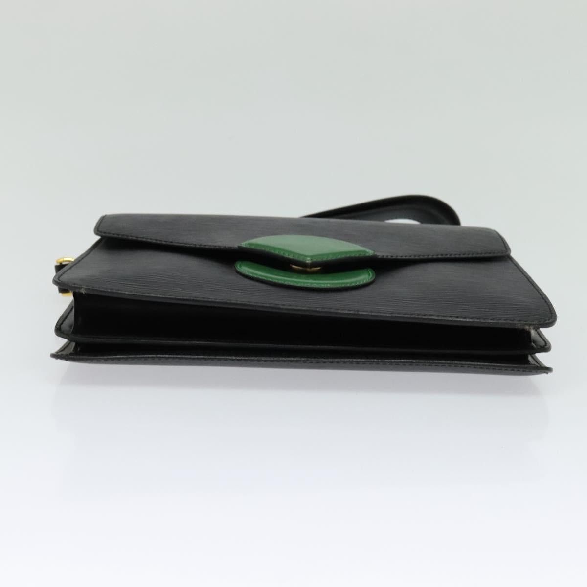 Louis Vuitton LOUIS VUITTON Epi Osh Shoulder Bag Black Green M52444 Size ONE SIZE - 5 Thumbnail
