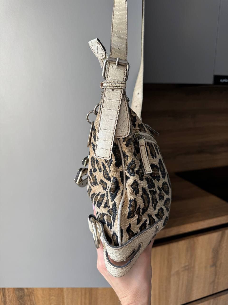 Guess Vintage Women’s Guess Leopard Print Bag Size ONE SIZE - 6 Thumbnail