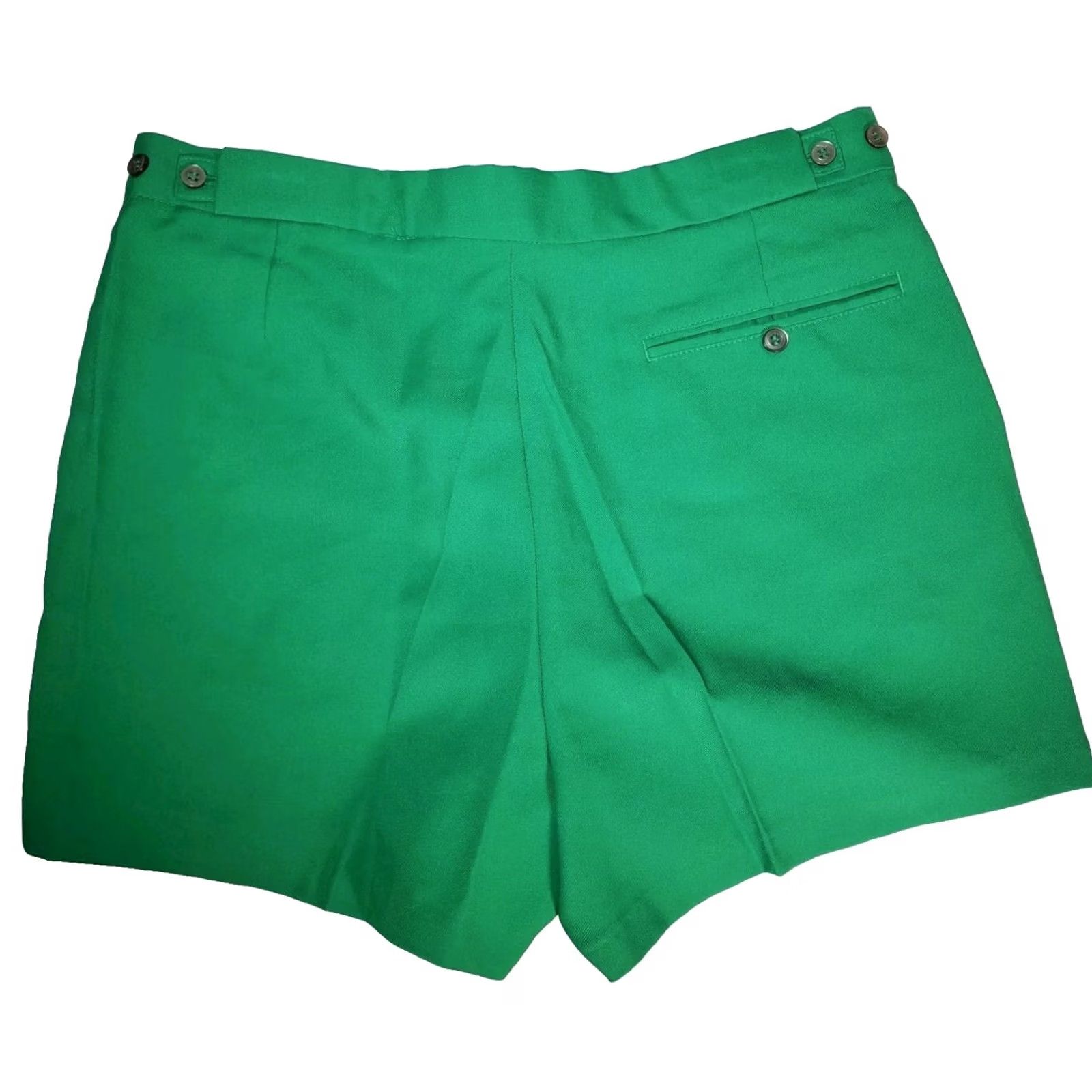Vintage VINTAGE The Whaler Bermuda Shorts Green Chino Button Tab Adjustable Waist Mens 36 Size US 36 / EU 52 - 3 Thumbnail