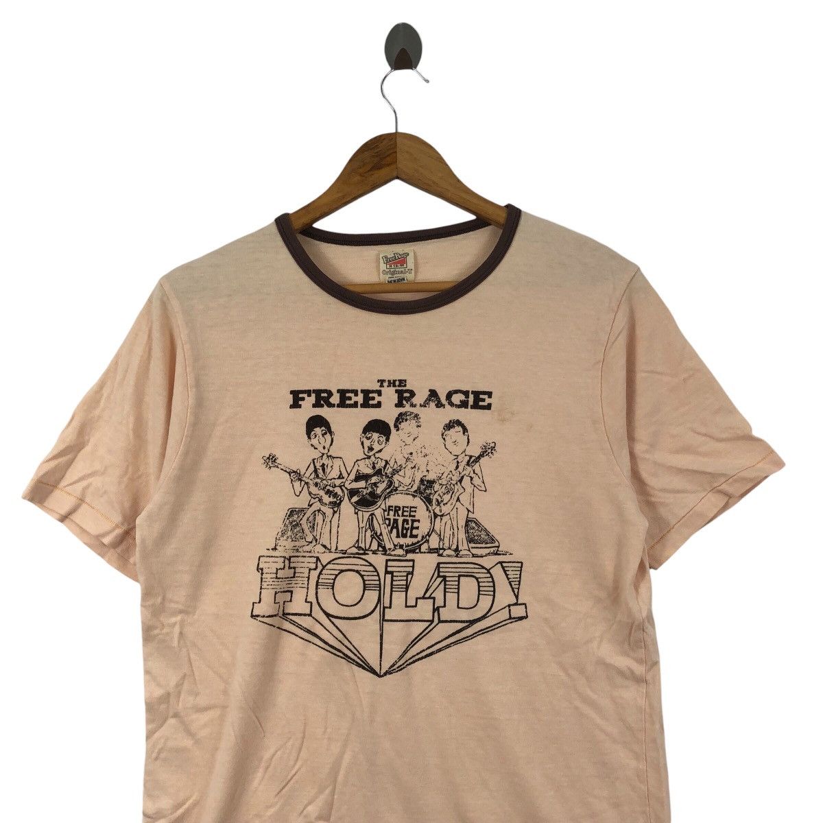 Band Tees Vintage 90s THE FREE RAGE Hold Made in Japan Band Tees Size US L / EU 52-54 / 3 - 2 Thumbnail