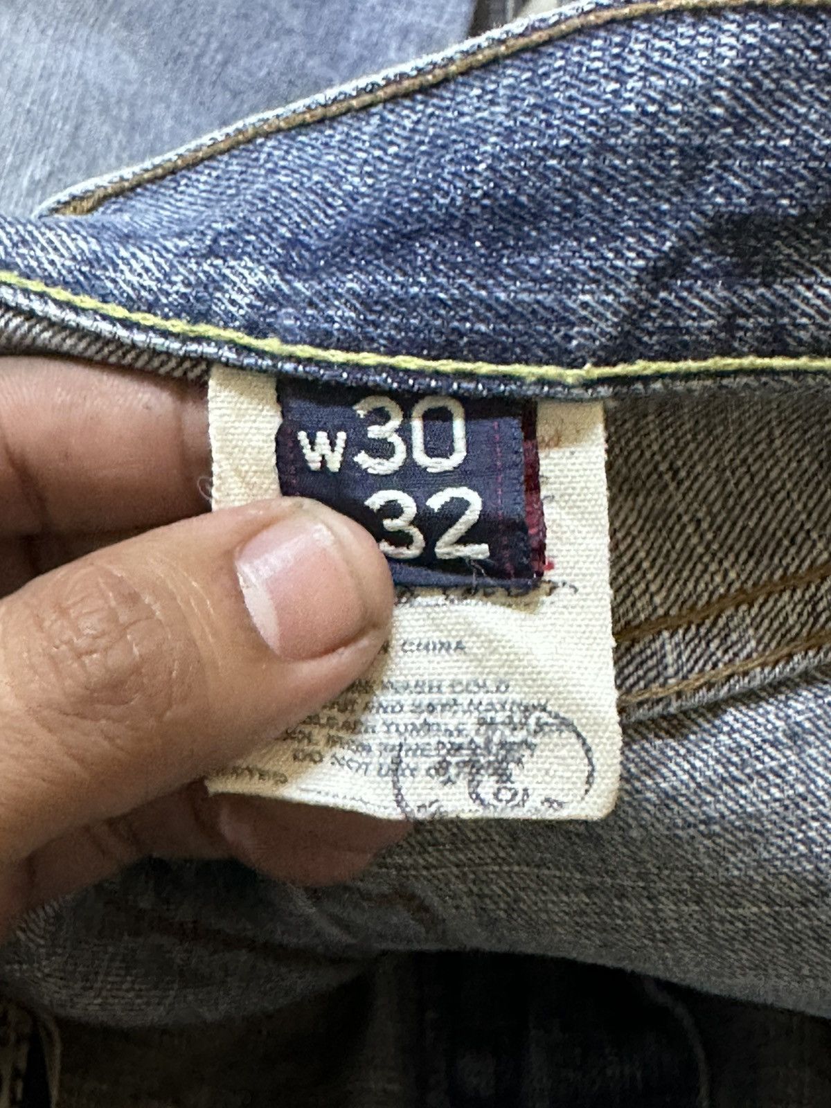 Abercrombie & Fitch Vintage Abercombie&Fitch Mudwash Ripped Grunge Denim Size US 31 - 9 Thumbnail