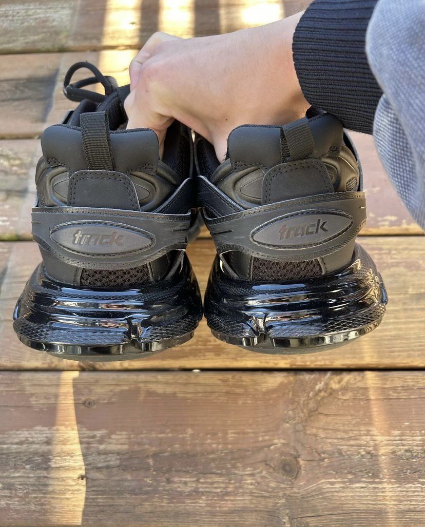 Balenciaga Balenciaga Track All Black Size US 12 / EU 45 - 3 Thumbnail