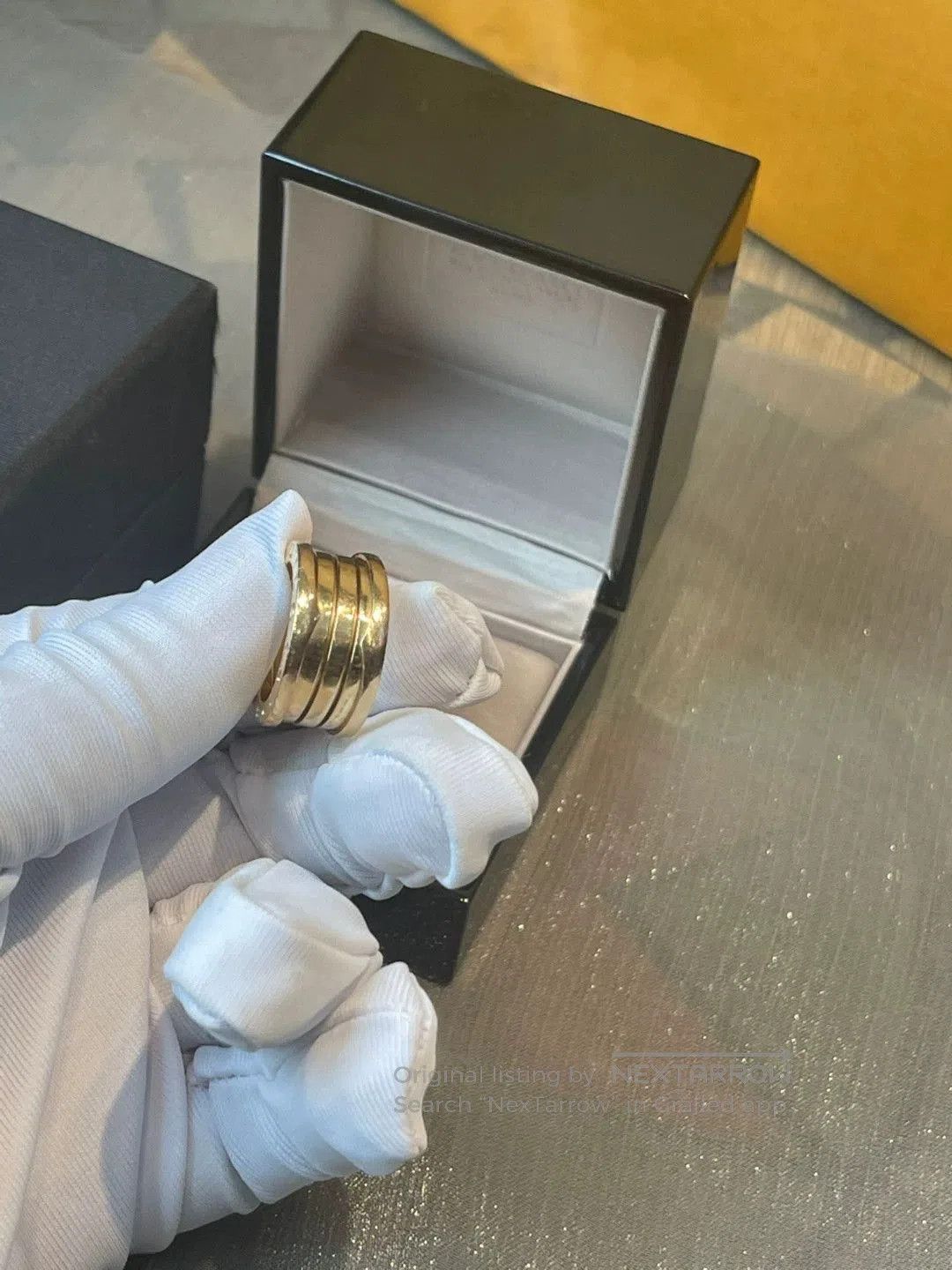 Bvlgari Bvlgari B.ZERO1 18k Rose Gold Ring. Size ONE SIZE - 4 Thumbnail
