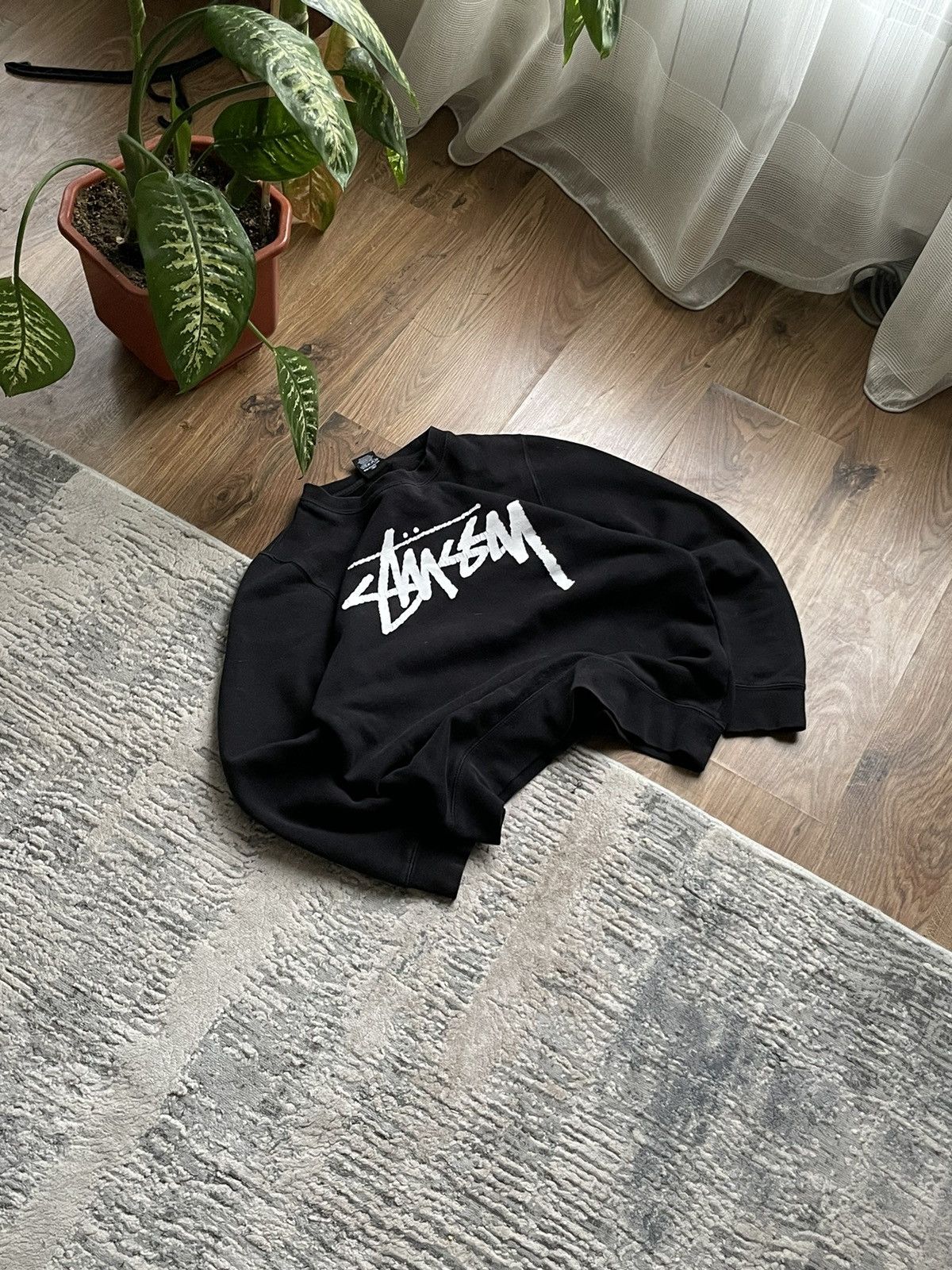 Stussy Vintage big logo Stussy made in USA sweatshirt Size US S / EU 44-46 / 1 - 1 Thumbnail