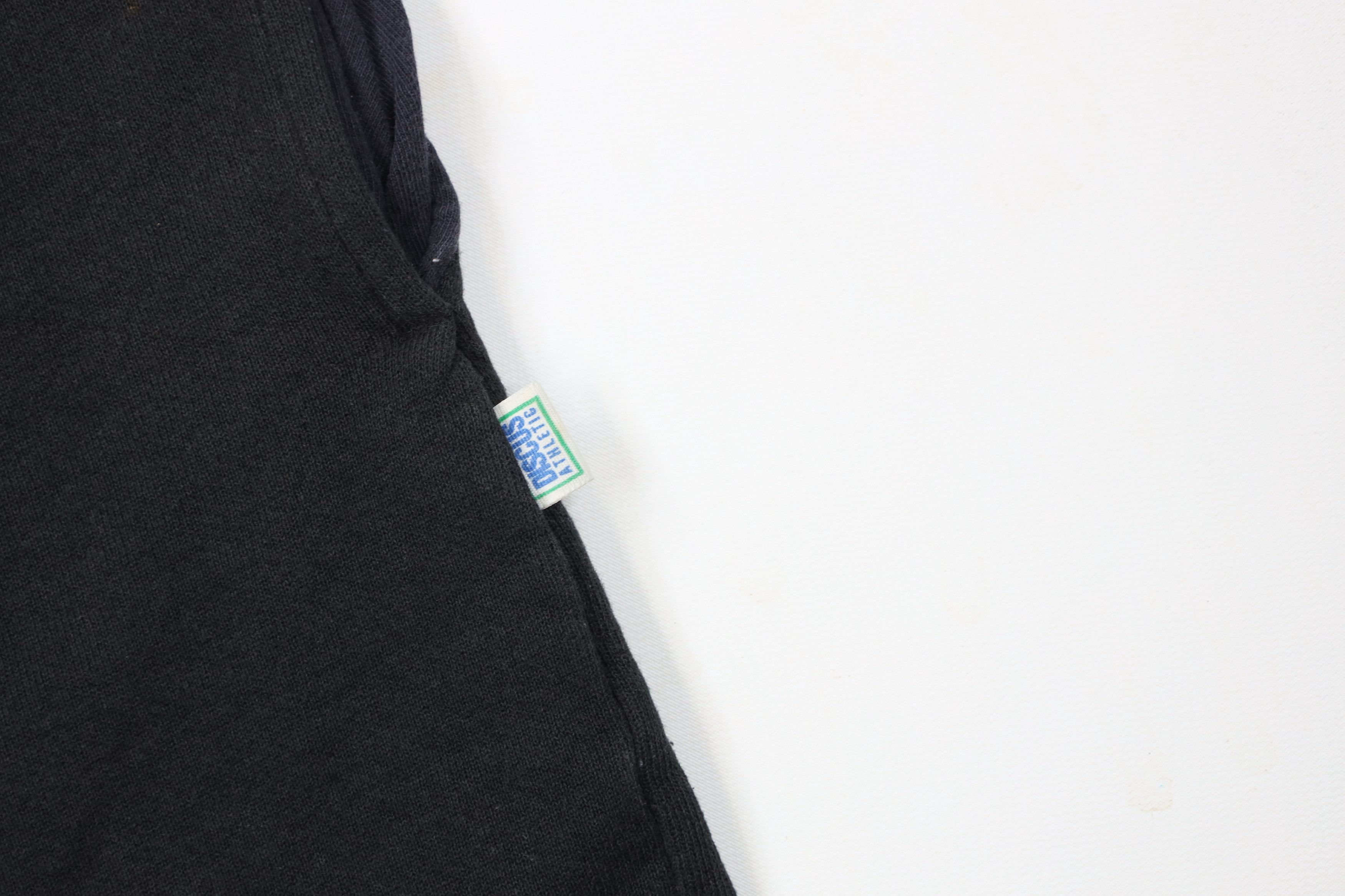 Vintage Vintage 90s Streetwear Knee Sweatpants Shorts Black USA Size US 34 / EU 50 - 5 Thumbnail