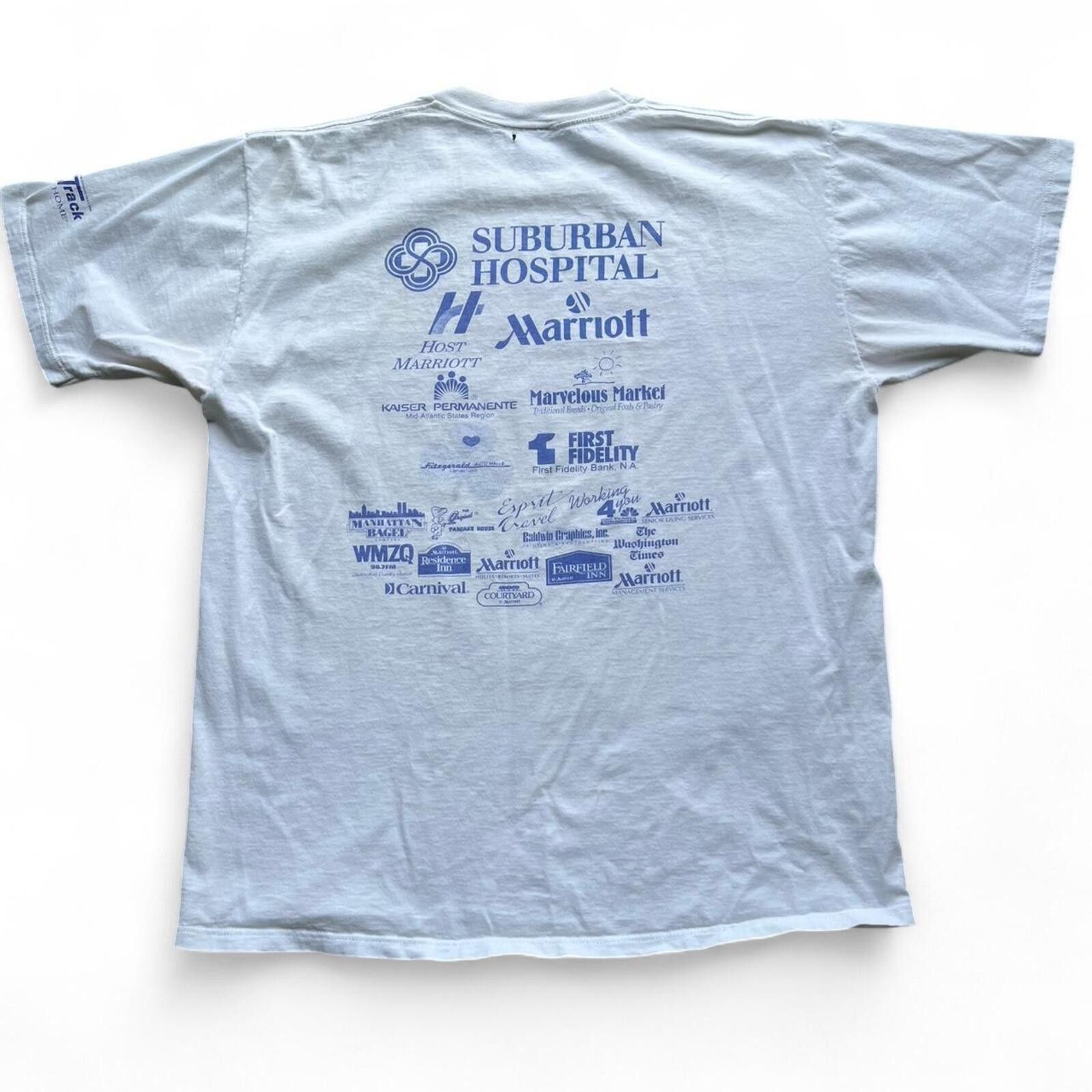 Jerzees American Heart Walk Double Sided Size Large T-Shirt Size XL Size US L / EU 52-54 / 3 - 4 Thumbnail