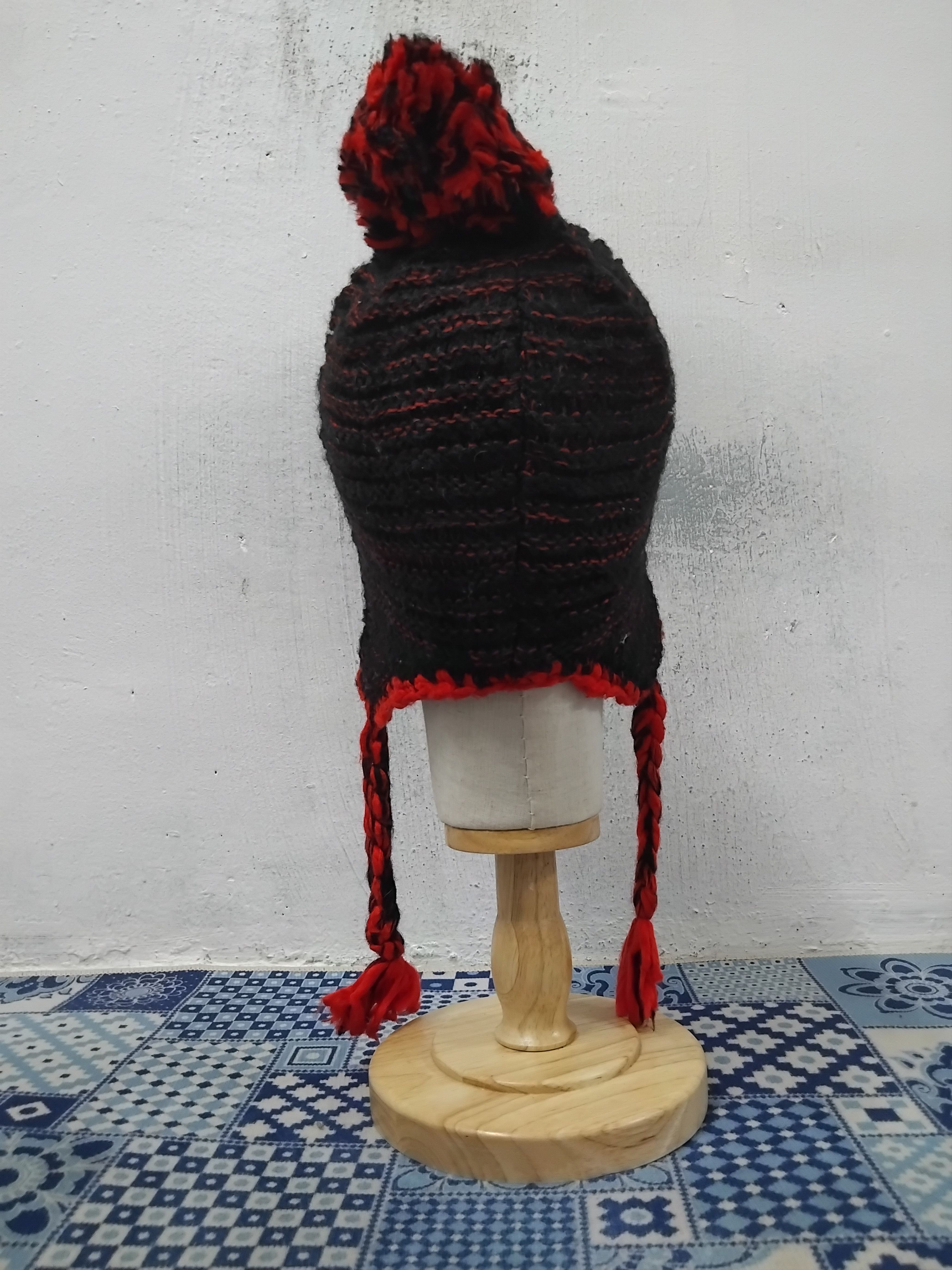 PPFM 💥Black Red Japanese style harajuku beanie Size ONE SIZE - 5 Thumbnail
