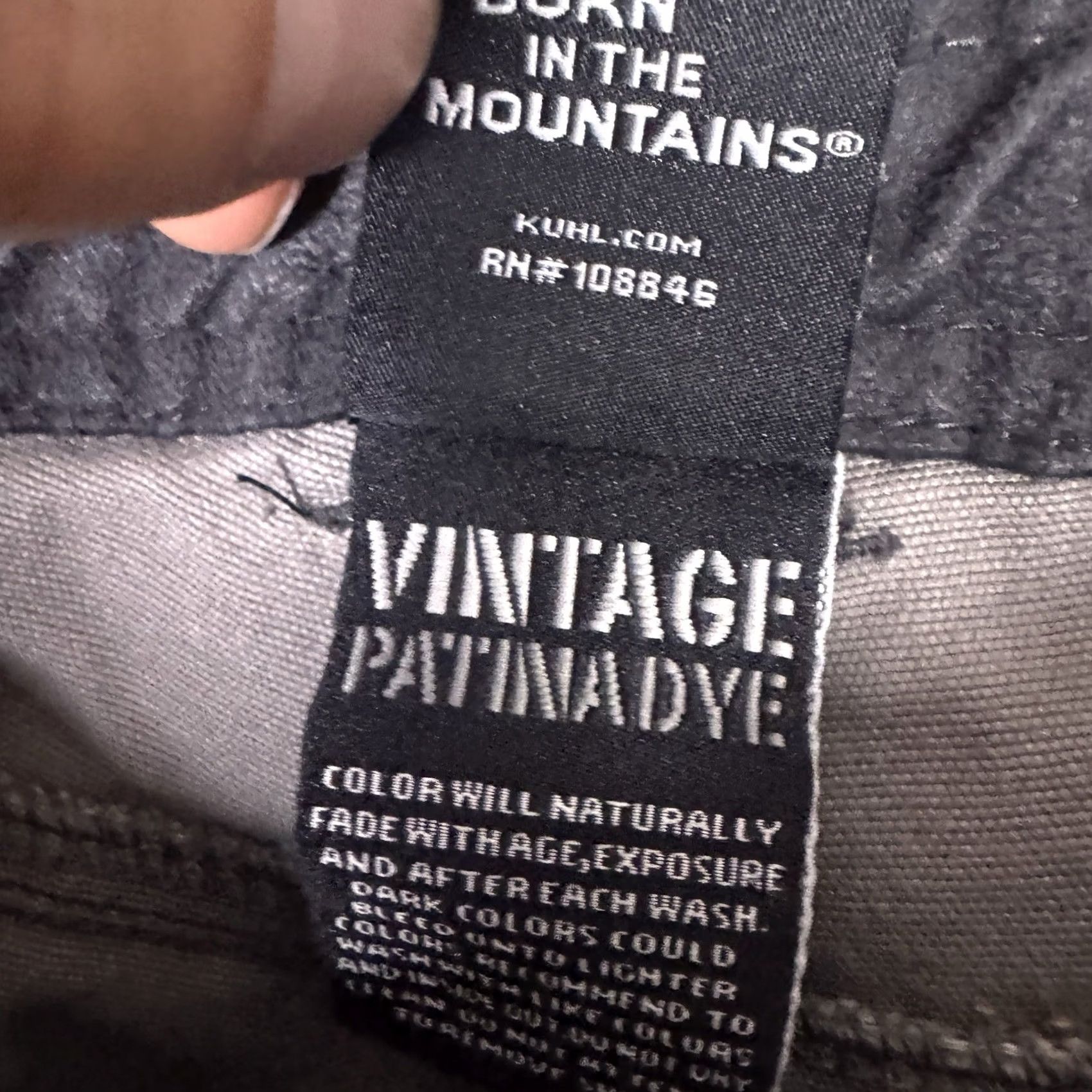 Vintage VINTAGE Kuhl Jeans Mens 36x30 Straight Canvas Hiking Patina Dye 5114 Size US 36 / EU 52 - 7 Thumbnail
