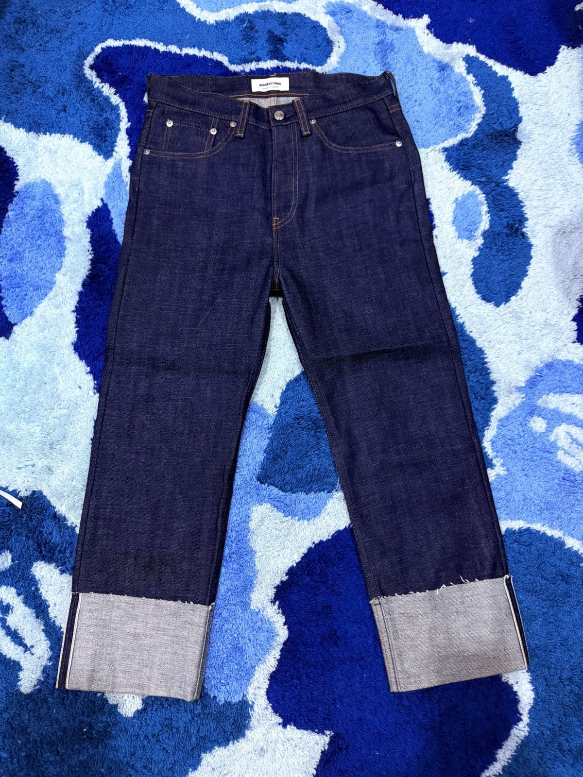 monkey time Monkey Time Denim Jeans Size US 30 / EU 46 - 1 Thumbnail
