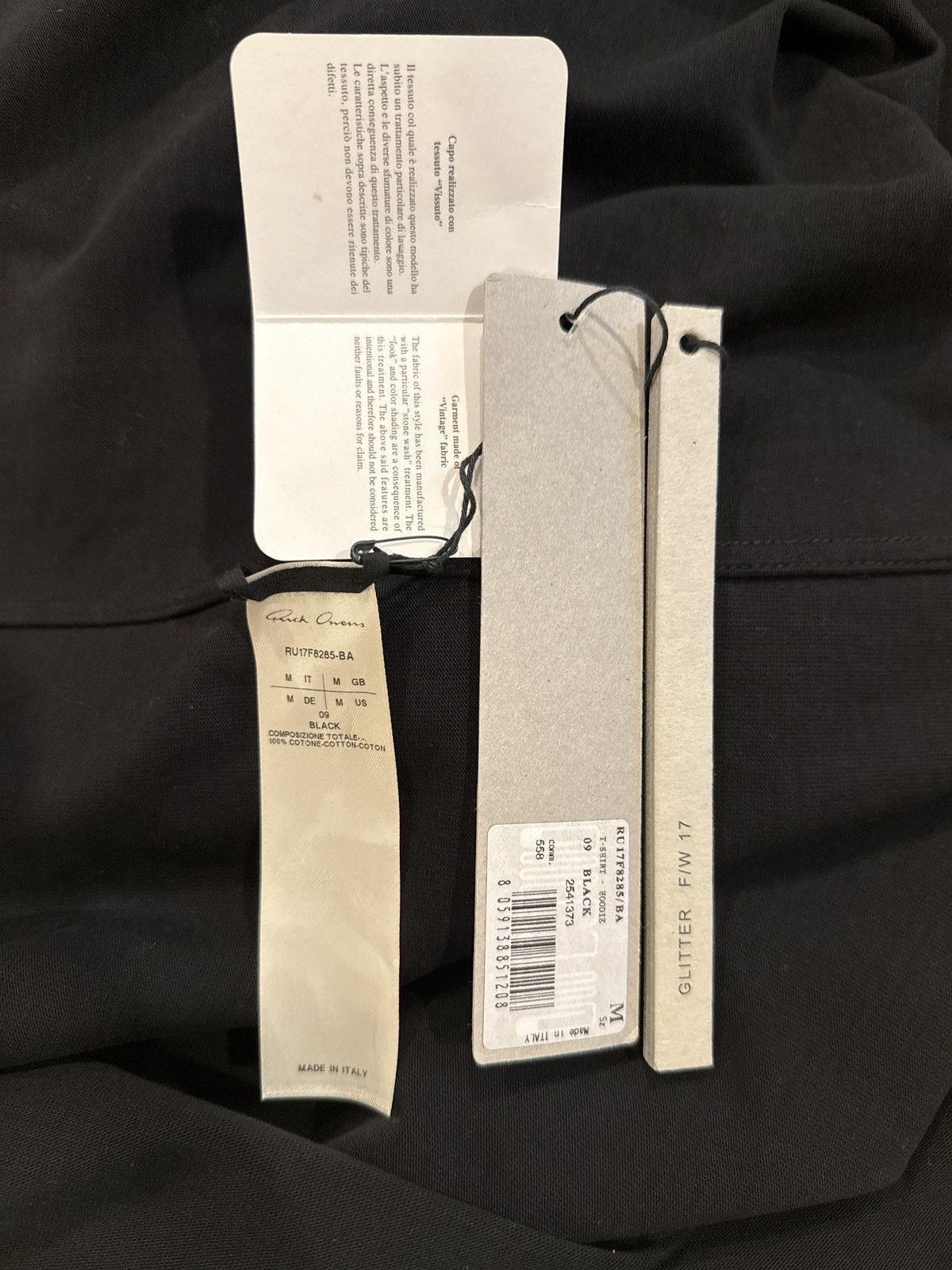 Rick Owens FW 2017 Rick Owens Oversized Cotton-Jersey Hoodie Size US M / EU 48-50 / 2 - 6 Thumbnail
