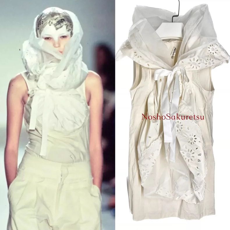 Comme des Garcons Comme Des Garcons Lace patchwork heavy lace sleeveless top Size M / US 6-8 / IT 42-44 - 1 Thumbnail