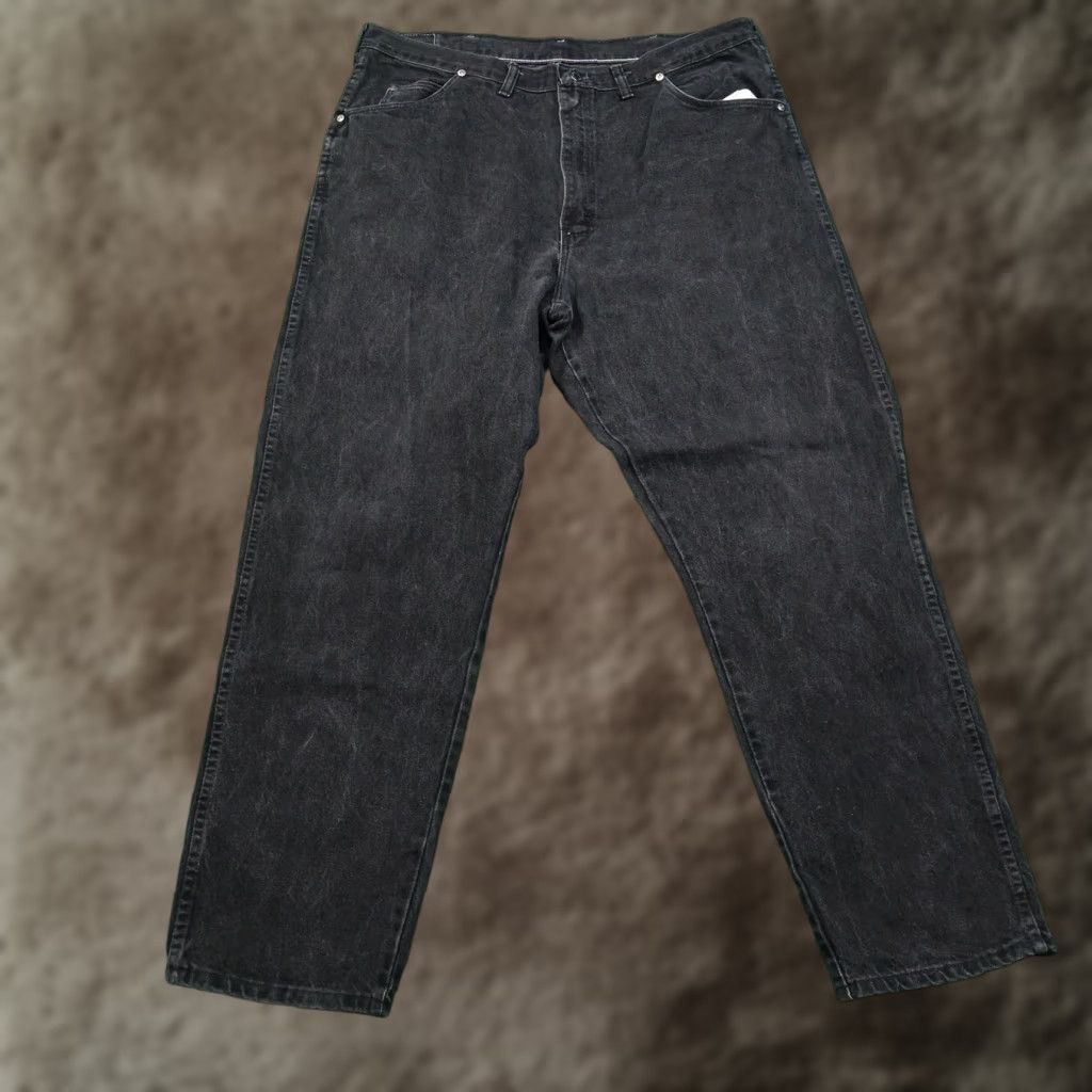 Wrangler VINTAGE Wrangler Jeans MENS Denim M446 Black 40x32 Casual Straight Regular Inseam 32 Mens Size US 40 / EU 56 - 1 Thumbnail
