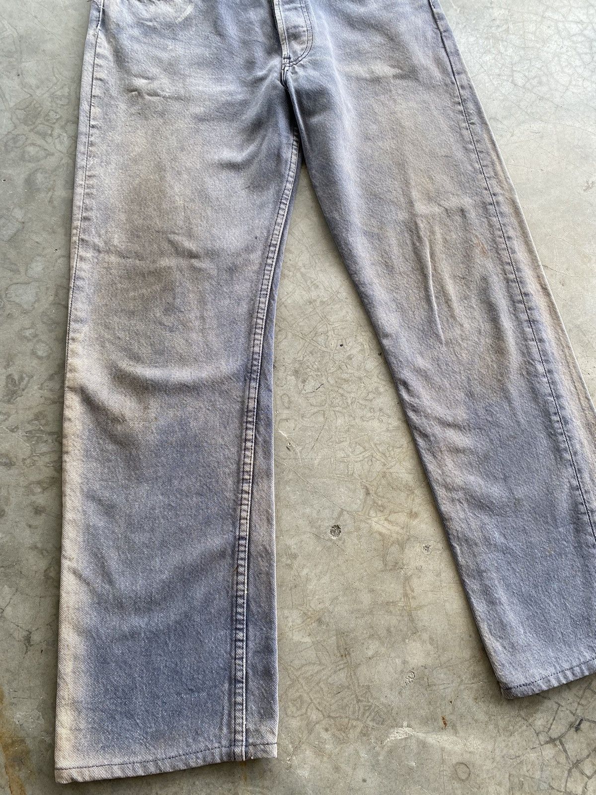 Levi's × Vintage Vintage Levi’s 501 Distressed Fade Black Jeans Size US 30 / EU 46 - 8 Thumbnail