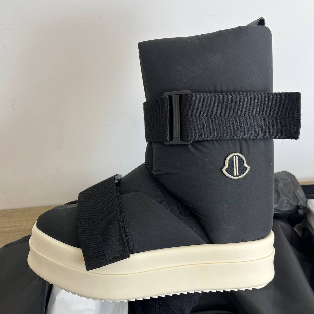 Moncler Moncler x Rick Owens Platform Snow Boots Black Size EU 43 Size US 10 / EU 43 - 2 Thumbnail