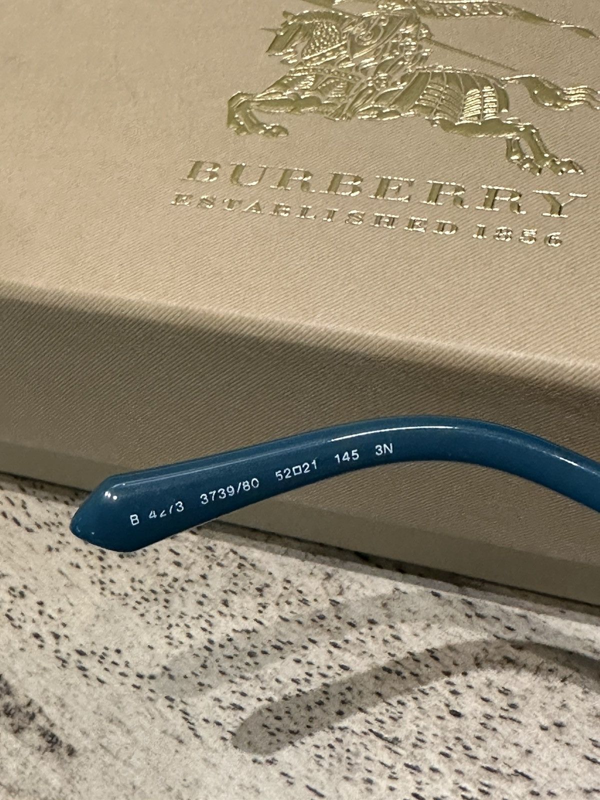 Burberry Burberry Matte Light Blue Sunglasses Size ONE SIZE - 6 Thumbnail