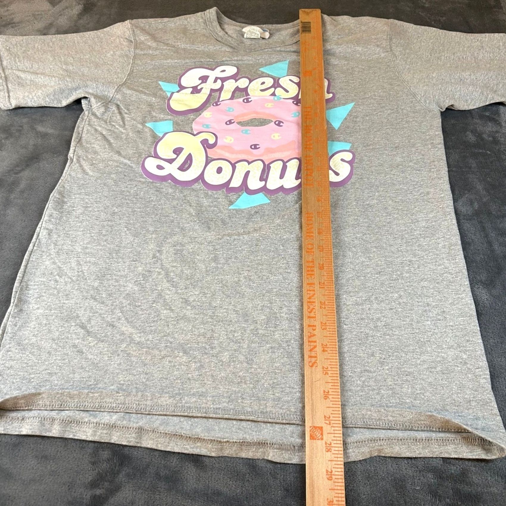 Champion Champion Donuts T Shirt Mens Large Gray Graphic Short Sleeve Tee Size US L / EU 52-54 / 3 - 7 Thumbnail