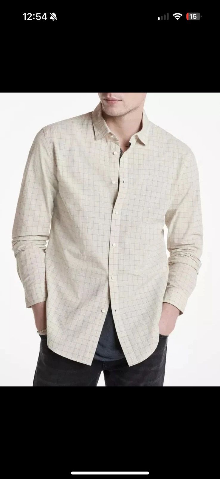 John Varvatos John Varvatos Button up macadamia Size US M / EU 48-50 / 2 - 1 Thumbnail