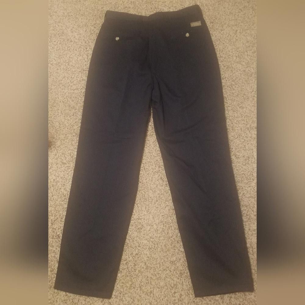 Haggar NWT Haggar Navy Blue Trousers 34X32 Size 42R - 3 Thumbnail