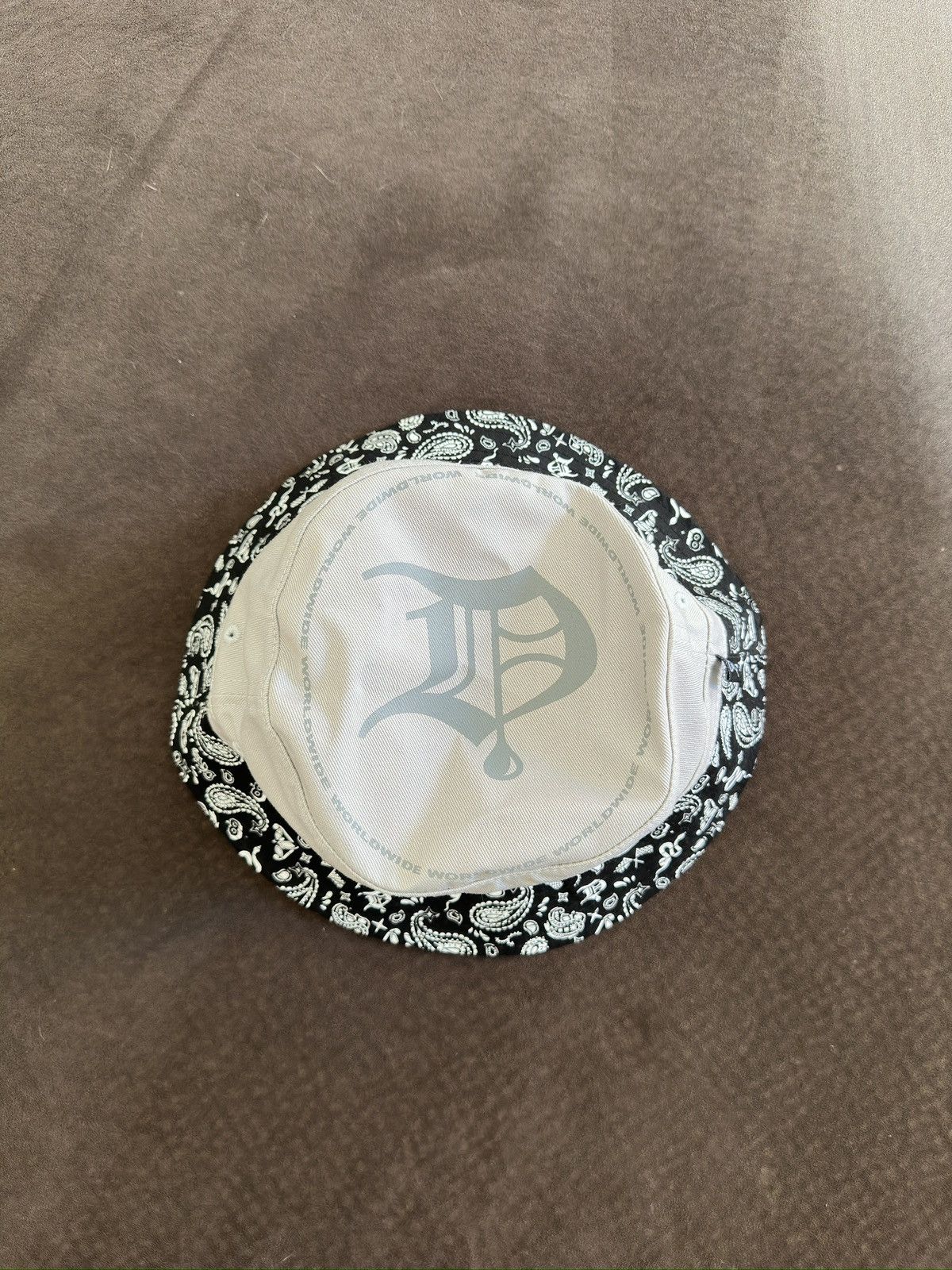 Other Paisley Bucket Hat Old English Letter D Size ONE SIZE - 2 Thumbnail