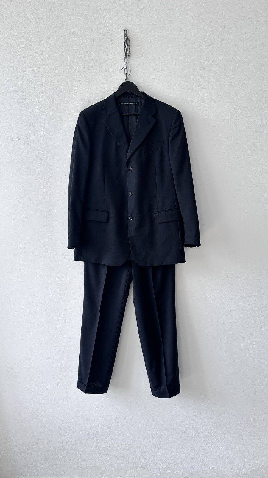 Gianfranco Ferre Gianfranco Ferre Studio Suit 100% Virgin Wool Made in Italy Size 44R - 1 Thumbnail