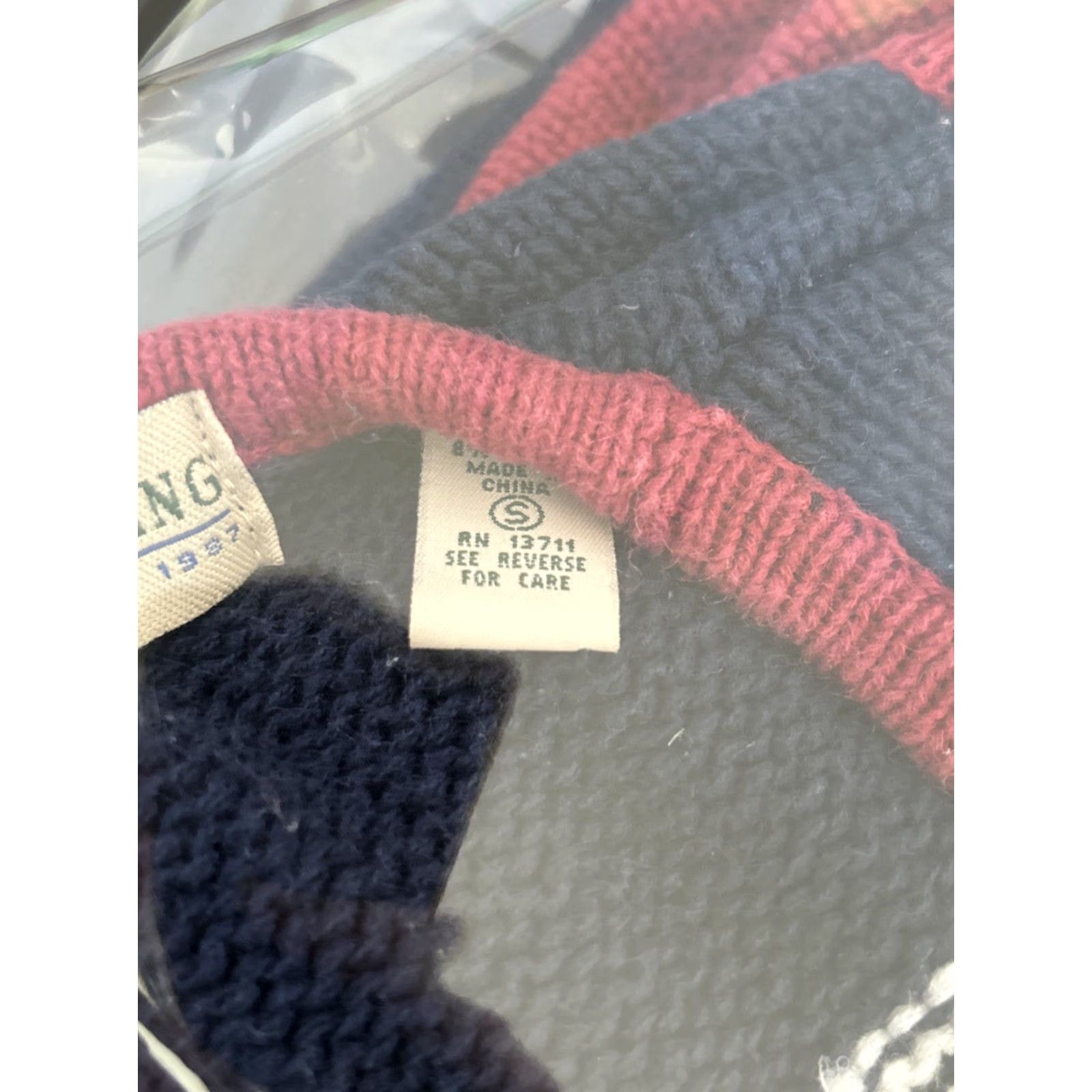 Vintage Marsh Landing Womens Vest Knit USA Red White Blue Short Sleeveless Buttoned Casual Small Blue USA Pattern Jacket Style Womens Size S / US 4 / IT 40 - 6 Thumbnail