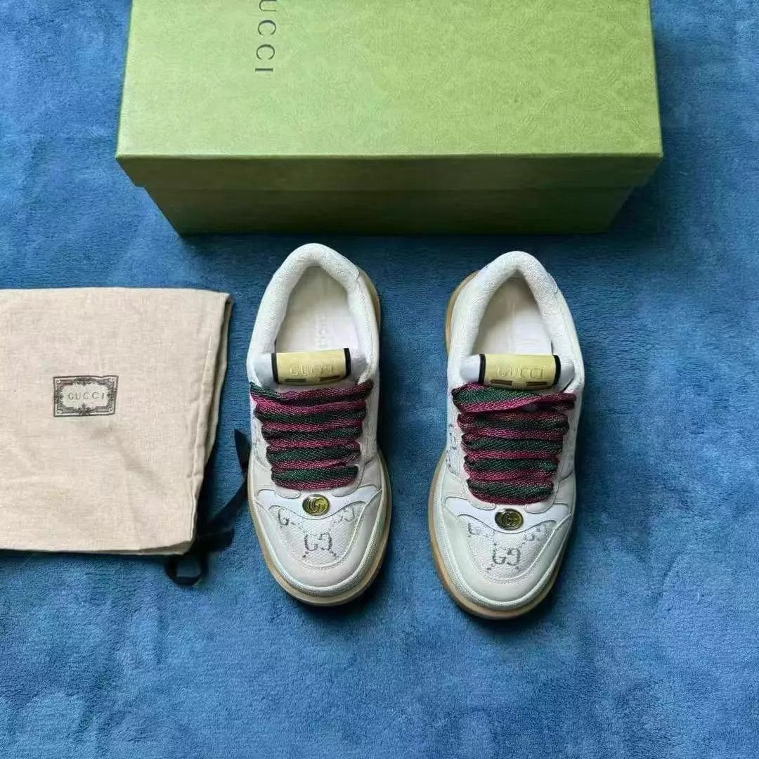 Gucci Gucci Rhyton Beige White Sole Women's 36 Size US 5.5 / IT 35.5 - 1 Thumbnail