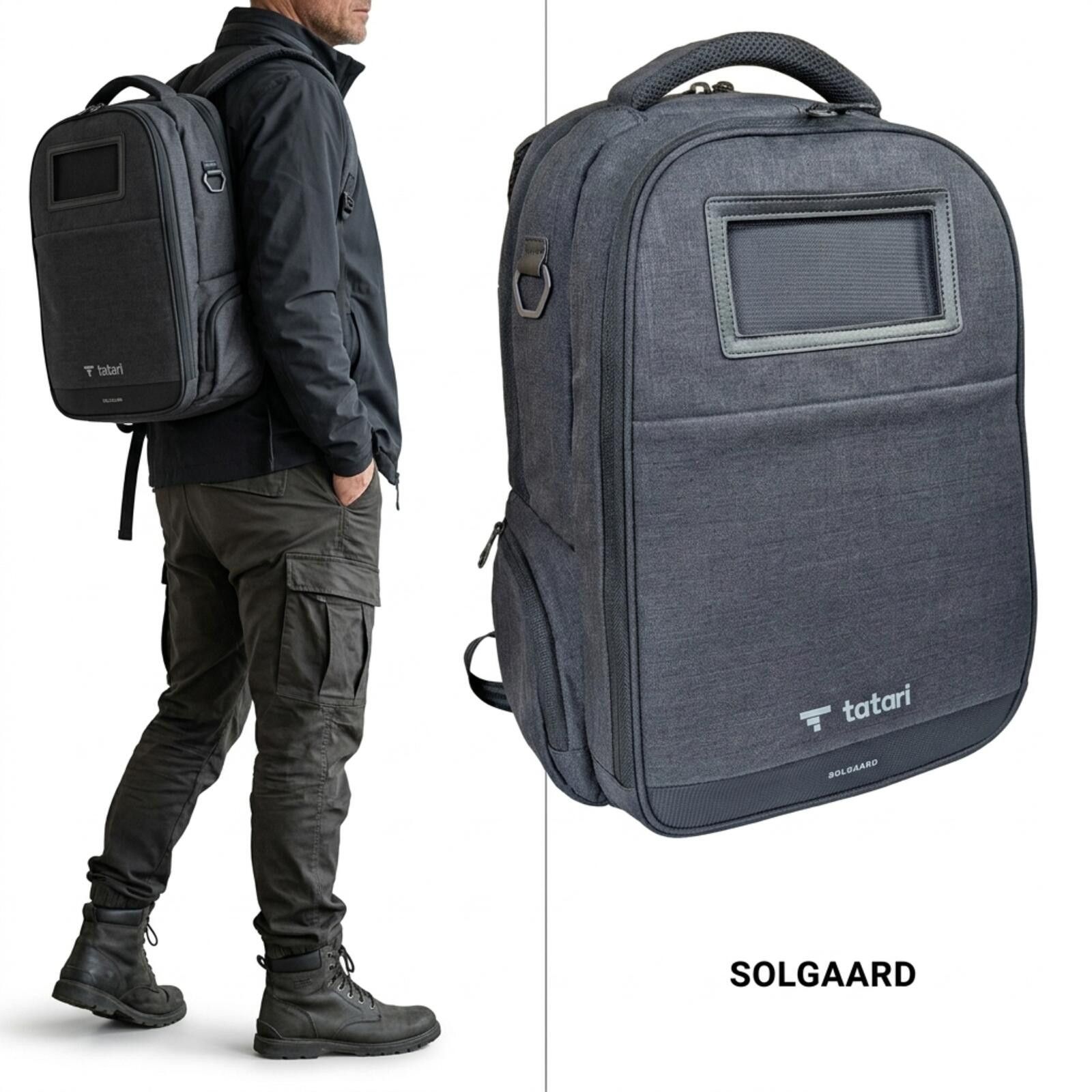 Other Solgaard Lifepack Backpack Charcoal Gray AntiTheft Solar USB Size ONE SIZE - 1 Thumbnail
