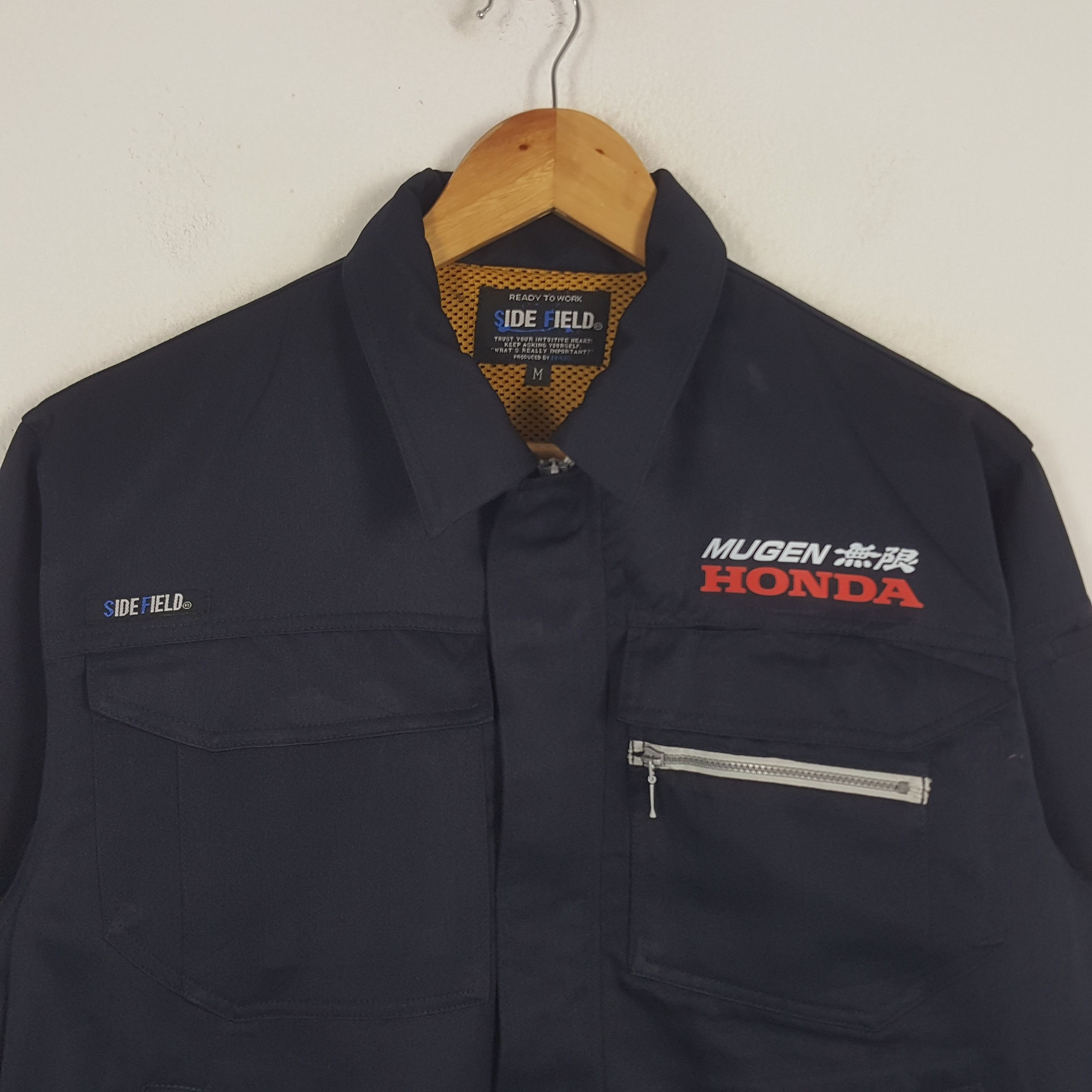 Japanese Brand × Vintage Vintage Mugen Honda Japanese Racing Team Custom Art Jacket Size US M / EU 48-50 / 2 - 4 Thumbnail