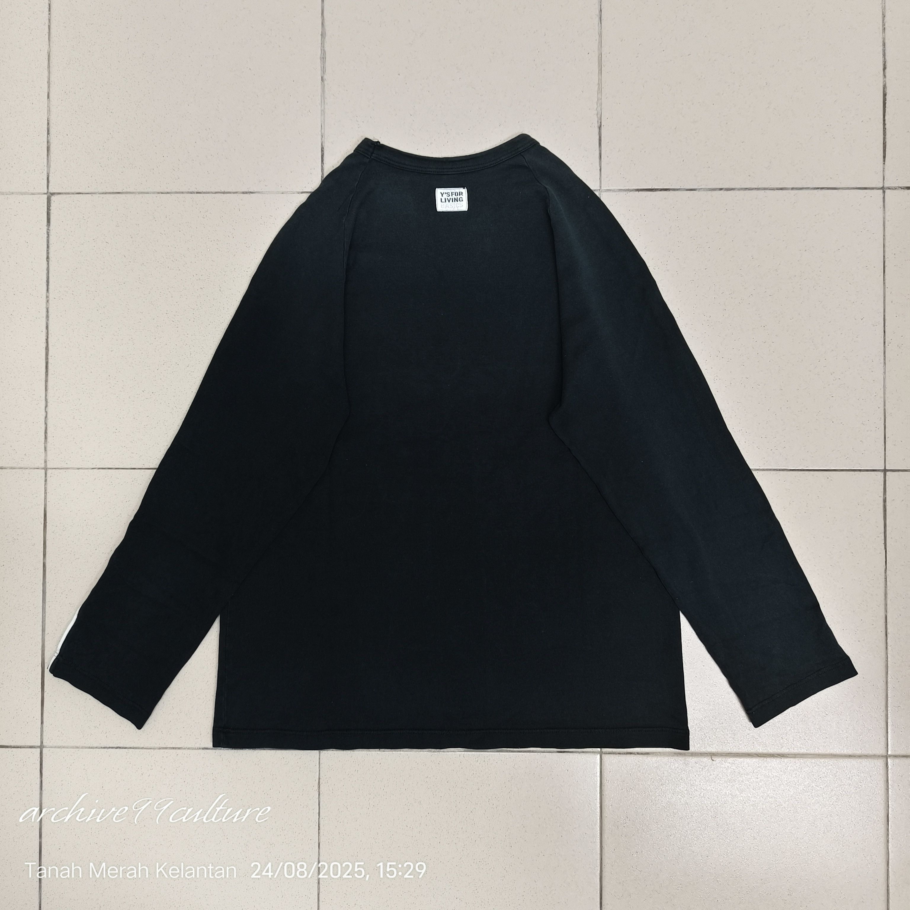 Y's Y's For Living Basics side line raglan shirt Size US M / EU 48-50 / 2 - 6 Thumbnail