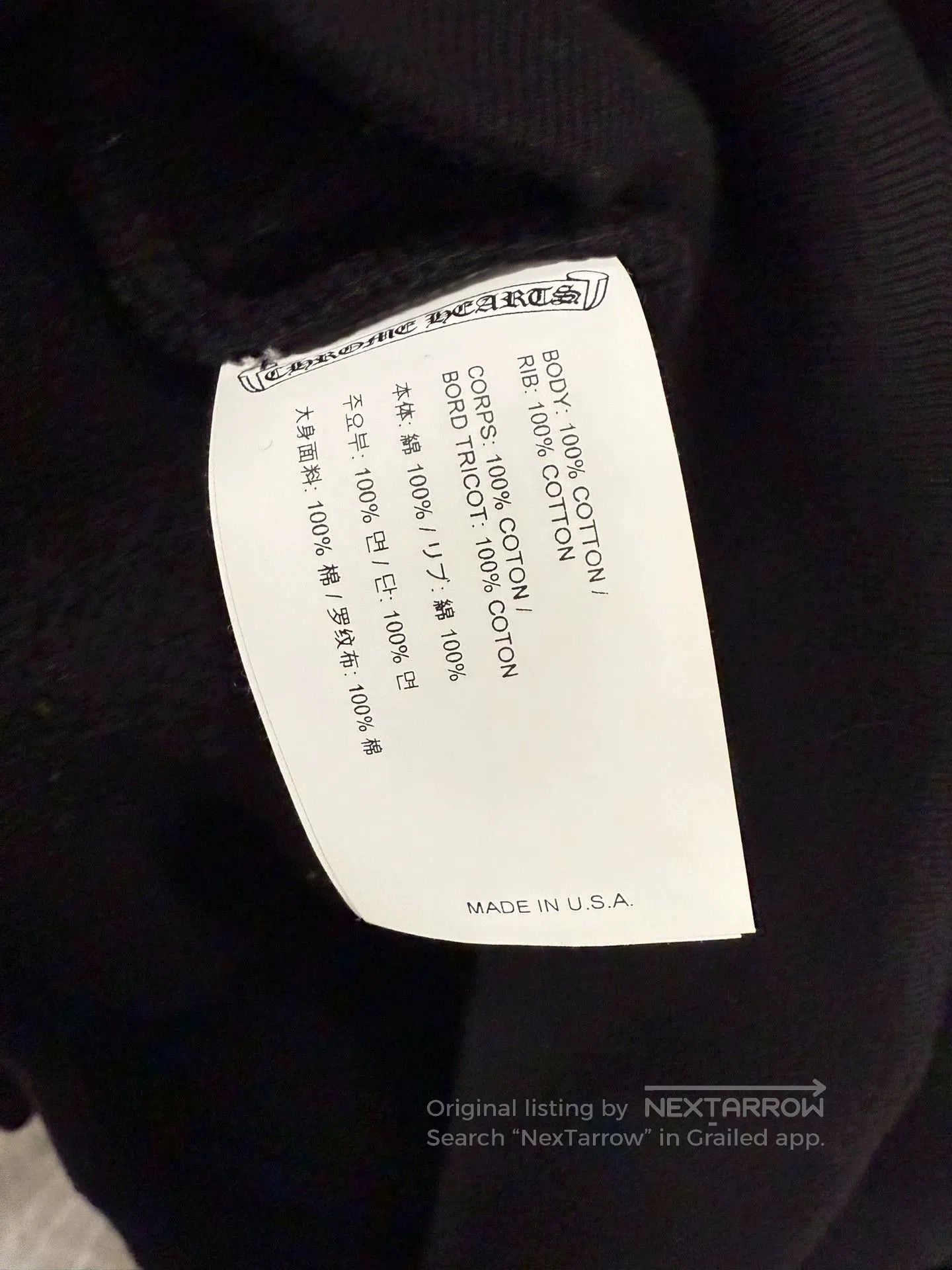 Chrome Hearts chrome hearts black half-zip sweatshirt medium. Size US M / EU 48-50 / 2 - 5 Thumbnail