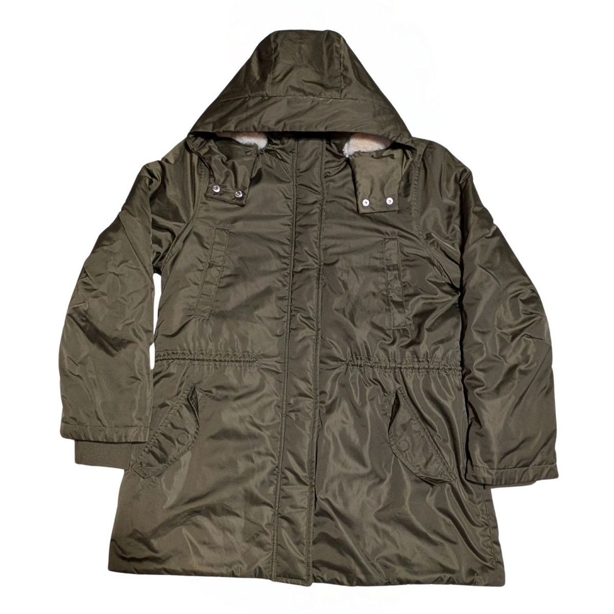 Abercrombie & Fitch Abercrombie Ultra Parka Olive Green Faux Fur Hood Women's M Size M / US 6-8 / IT 42-44 - 5 Thumbnail