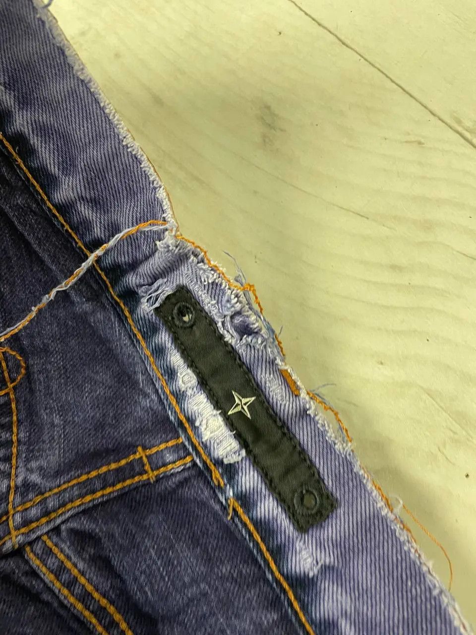 Stone Island Vintage Stone Island Denim Jeans 90s Distrissed Faded Y2K Size US 31 - 14 Thumbnail