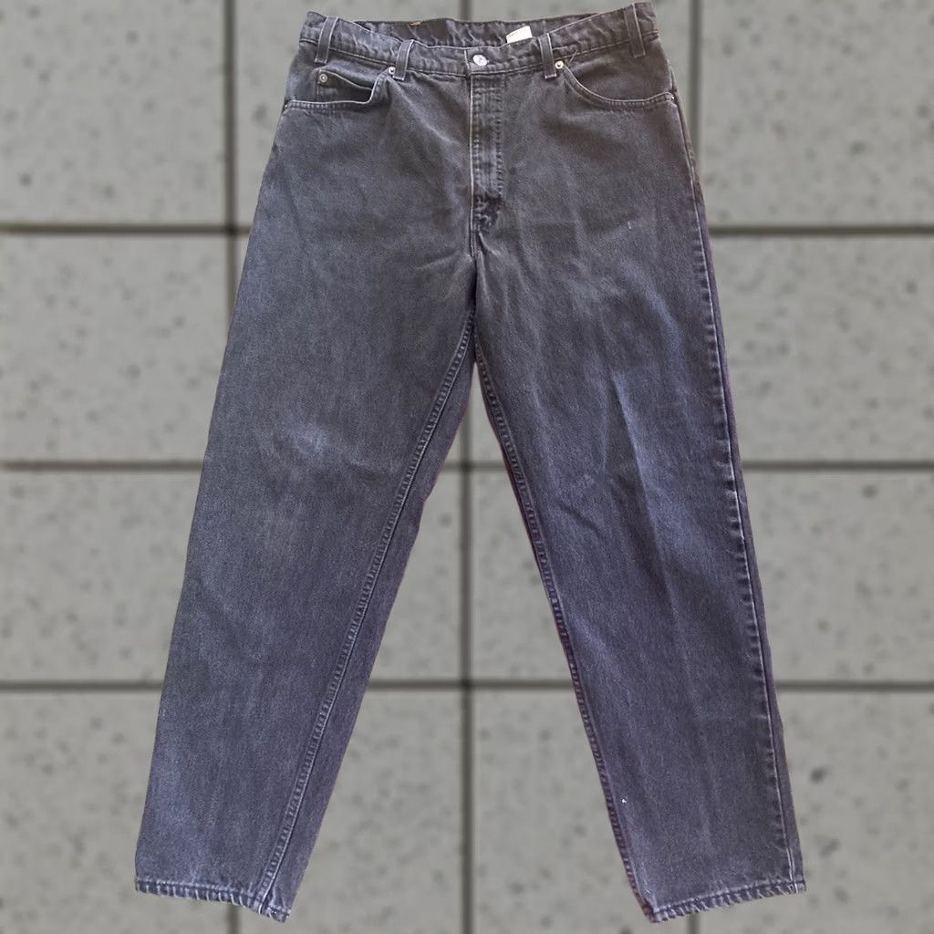 Levi's VINTAGE Levi's 550 Jeans Mens 36x30 Black Orange Tab USA Made 90s 33x29 Relaxed Denim 5-Pocket Size US 36 / EU 52 - 1 Thumbnail