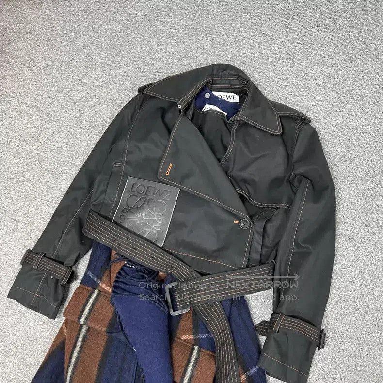 Loewe Loewe Patchwork Plaid Fringe Two-piece Coat Size XS / US 0-2 / IT 36-38 - 4 Thumbnail