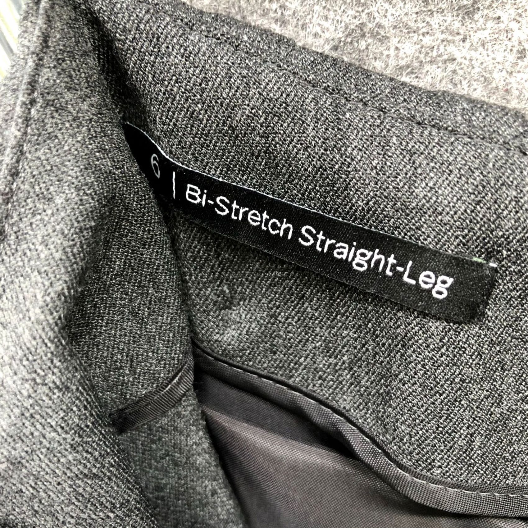 Talbots Talbots Bi-Stretch Straight-Leg Pants Womens 6 Gray Side Zipper Flat Front Dress Pants Regular Size 6 Womens Gray Size 28" / US 6 / IT 42 - 4 Thumbnail