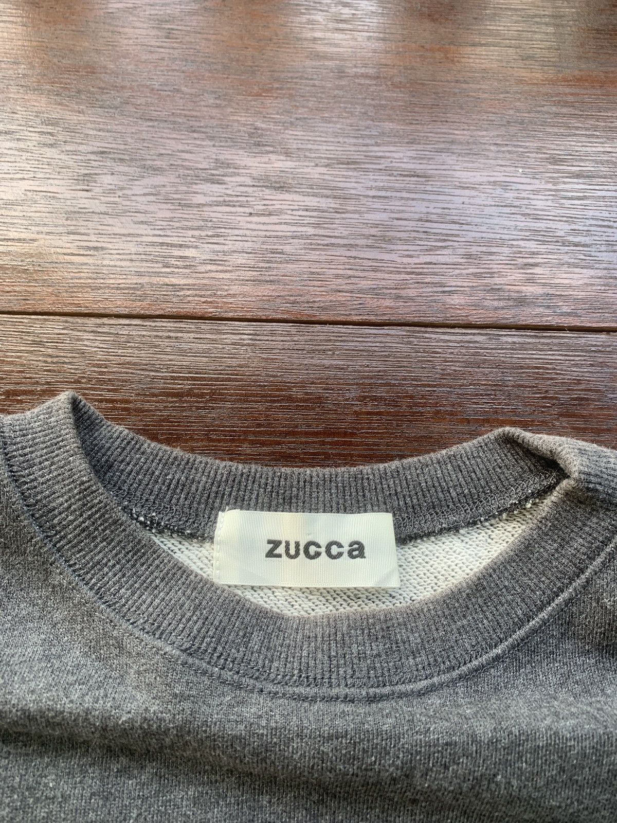 Designer × Issey Miyake × Zucca Zucca Japan big logo grey sweatshirt Size M / US 6-8 / IT 42-44 - 3 Thumbnail